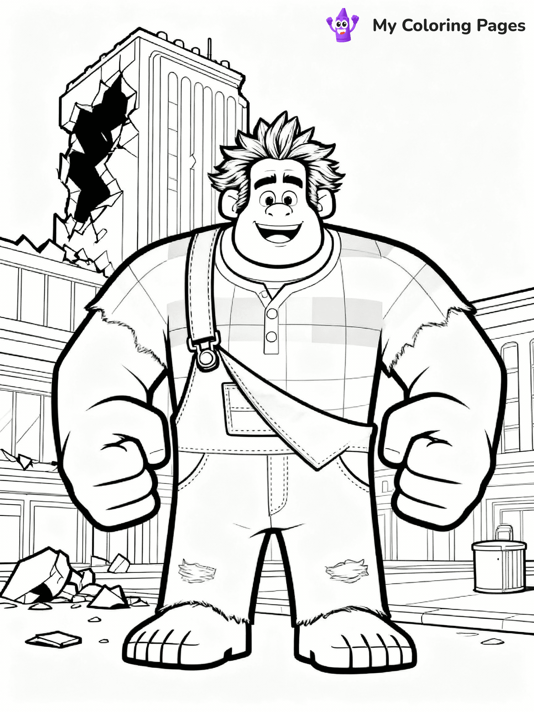Wreck It Ralph Coloring Pages - 18
