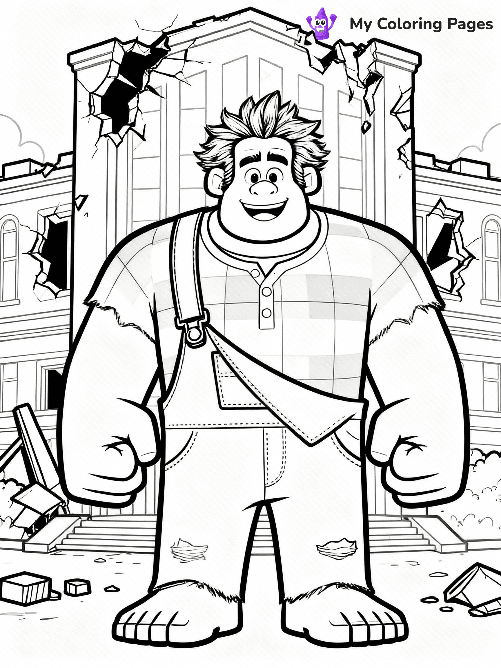 Wreck It Ralph Coloring Pages - 17