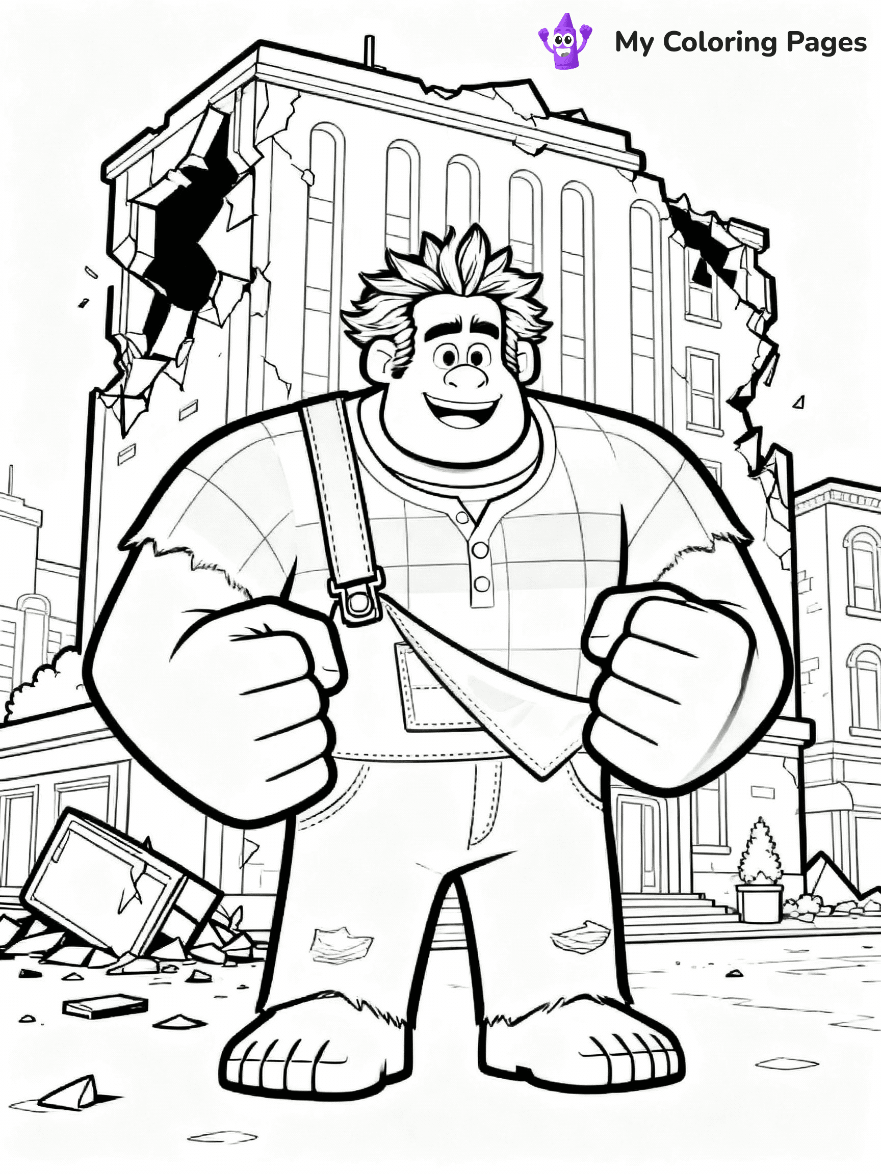 Wreck It Ralph Coloring Pages - 16
