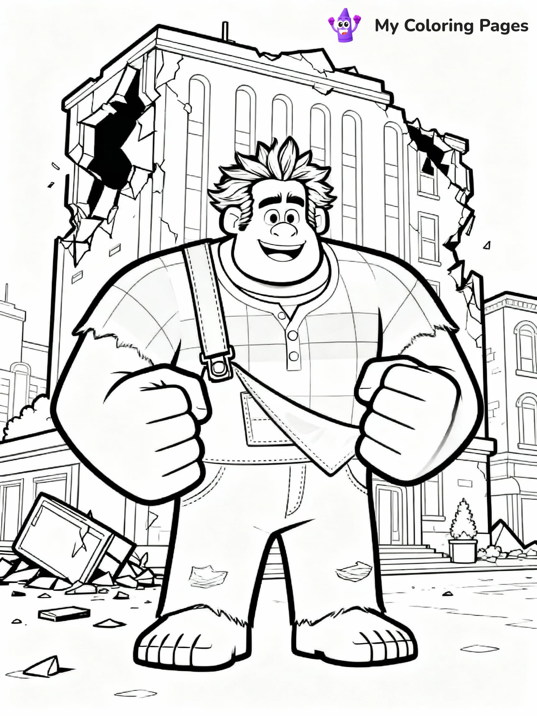 Wreck It Ralph Coloring Pages - 16