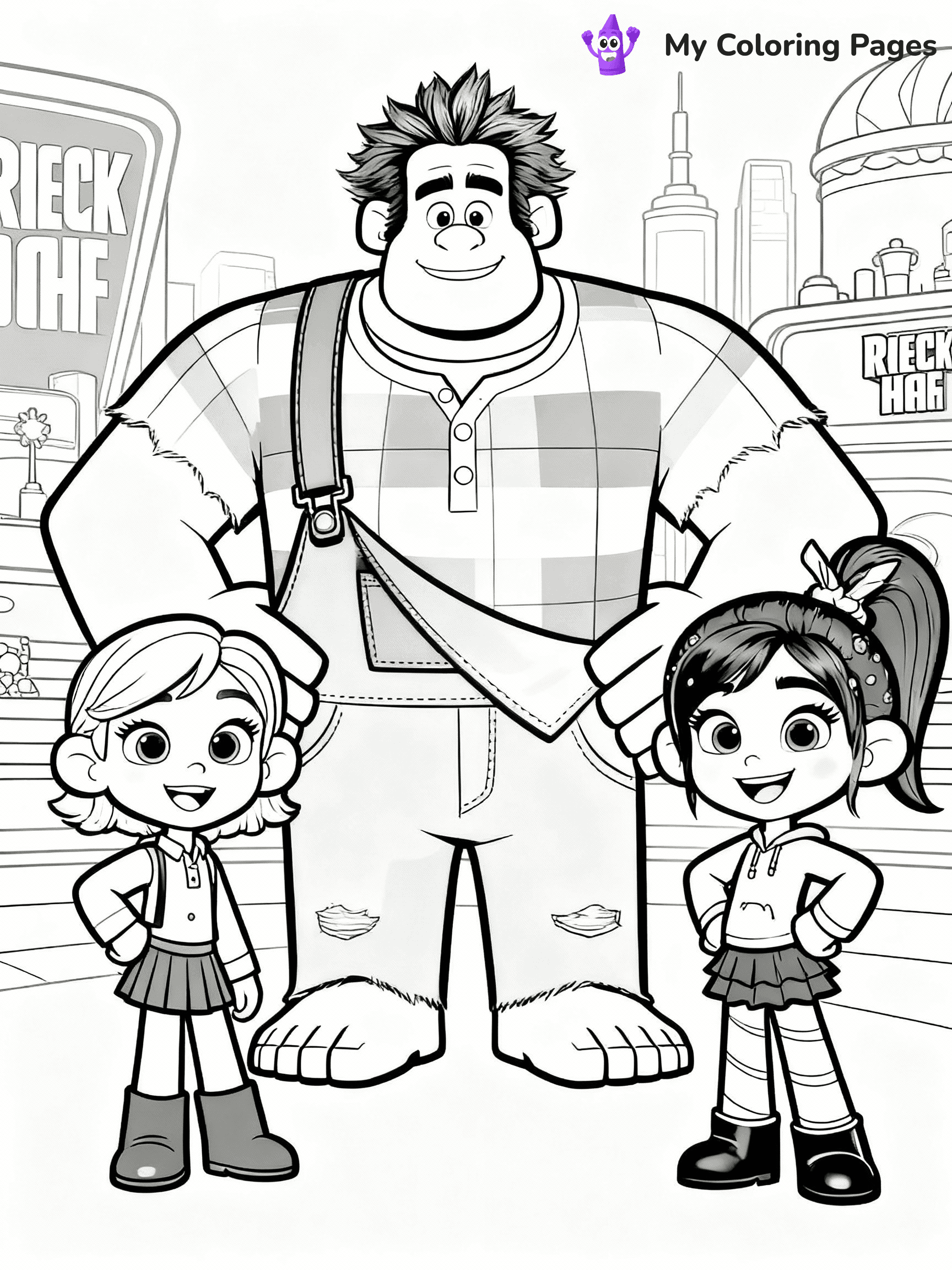 Wreck It Ralph Coloring Pages - 14