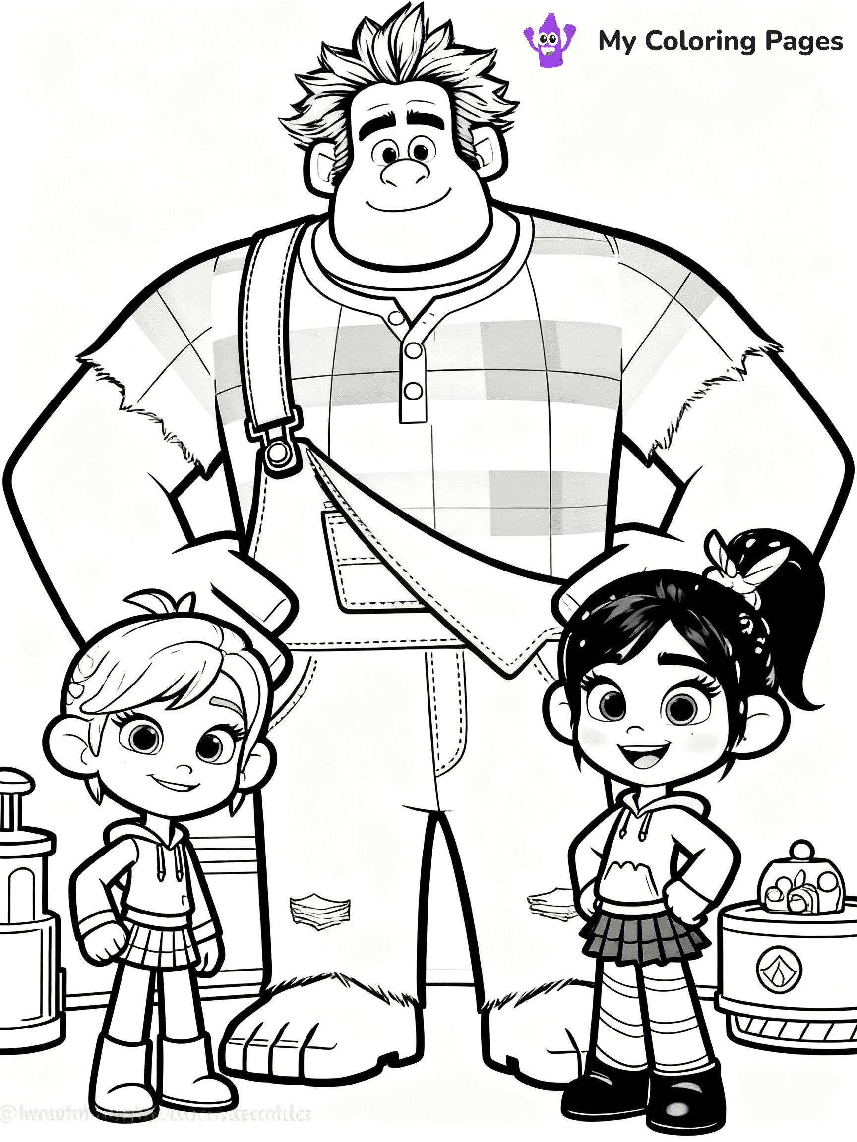 Wreck It Ralph Coloring Pages - 11