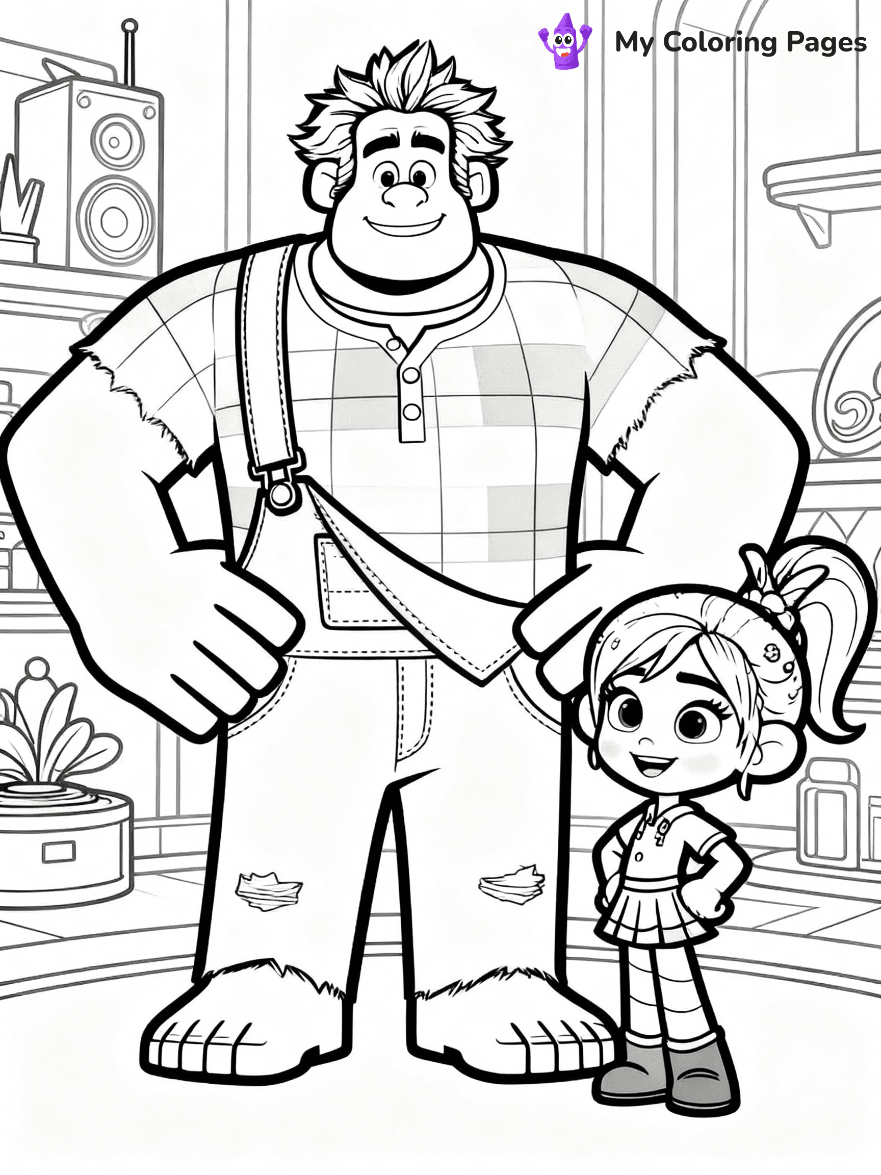 Wreck It Ralph Coloring Pages - 10
