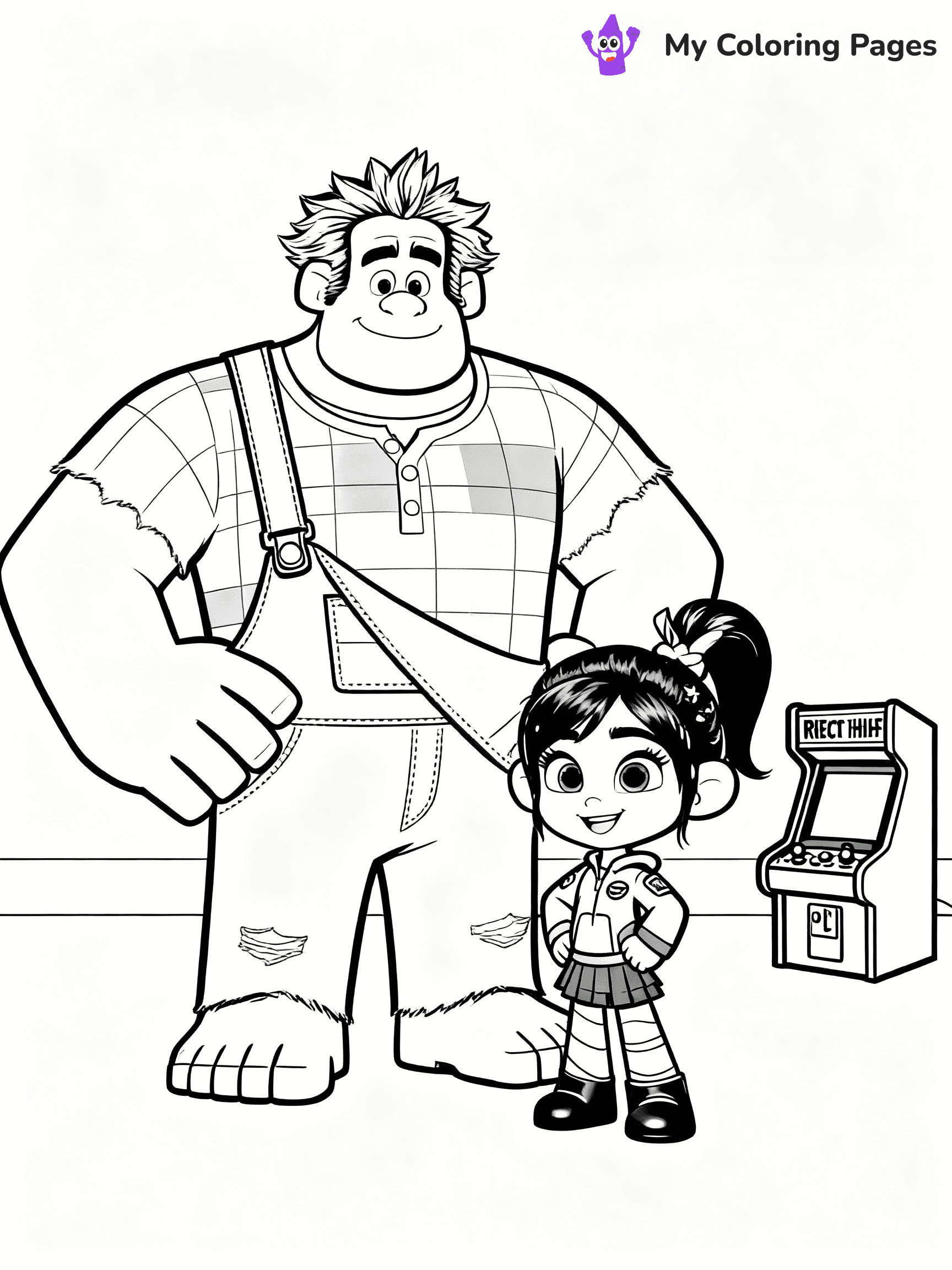 Wreck It Ralph Coloring Pages - 9