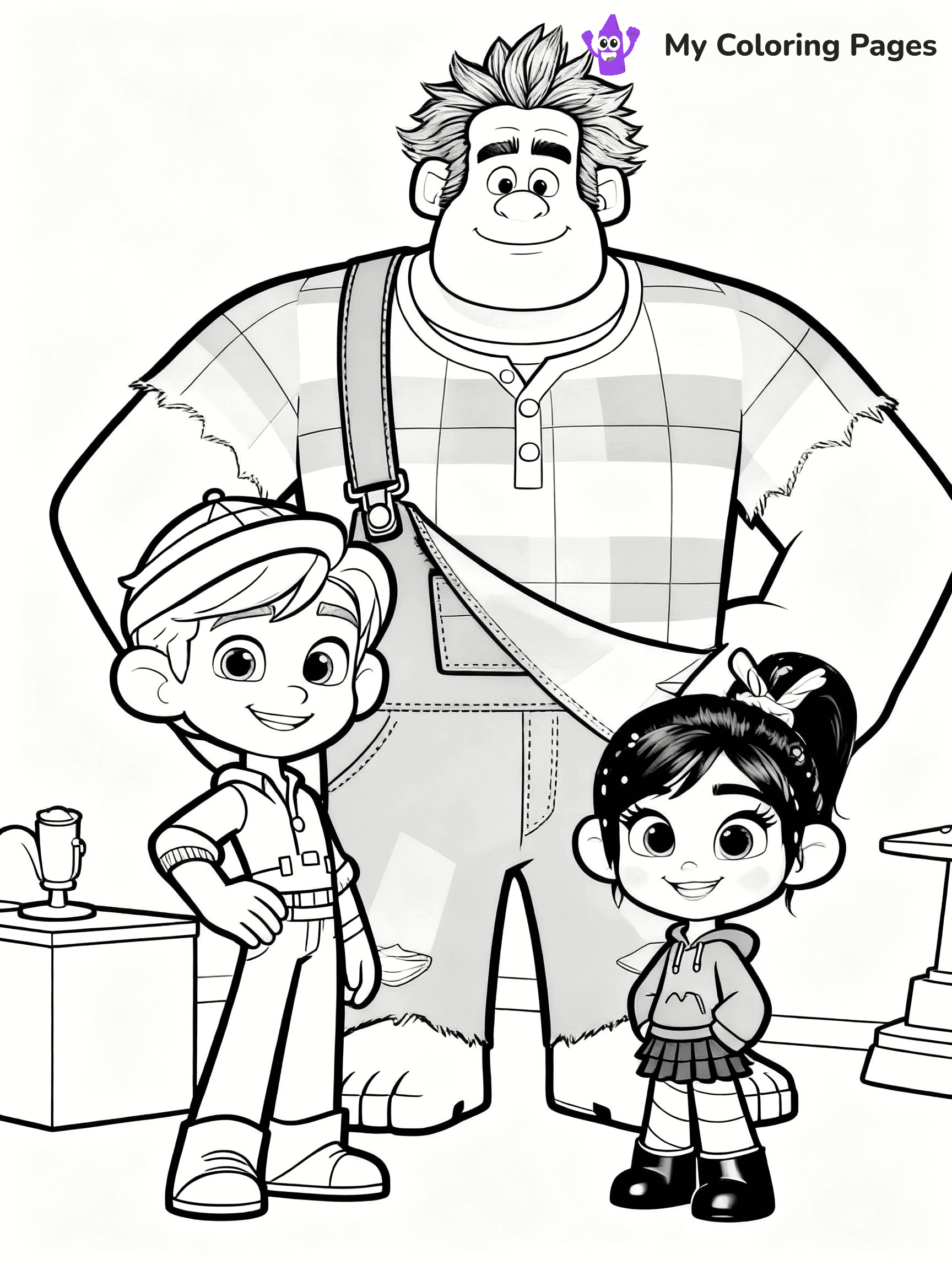 Wreck It Ralph Coloring Pages - 8