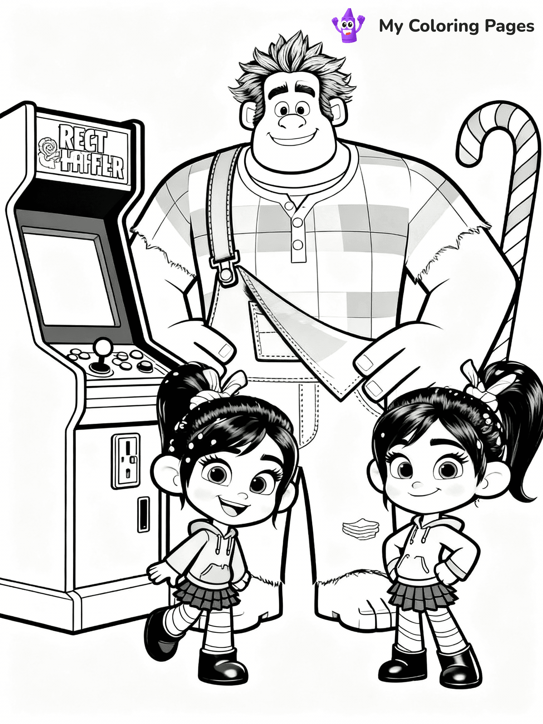 Wreck It Ralph Coloring Pages - 7