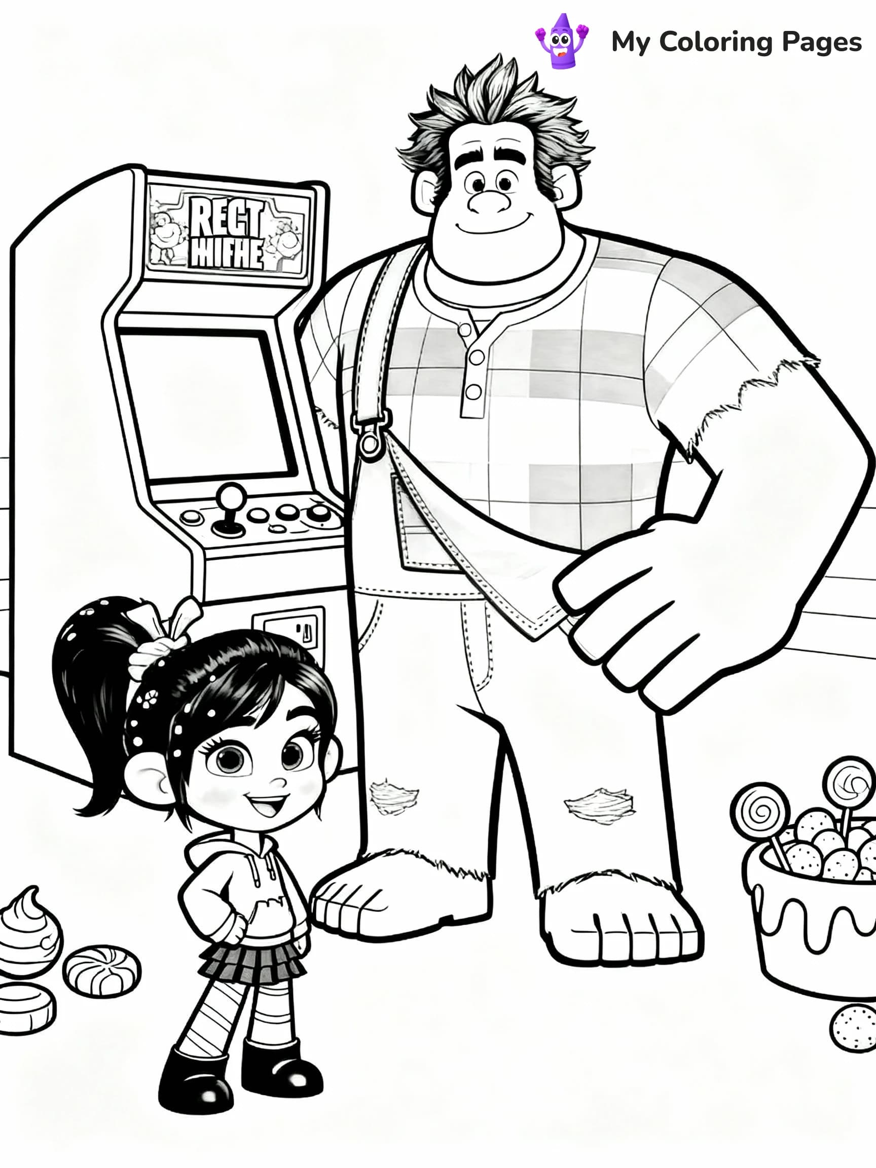 Wreck It Ralph Coloring Pages - 6