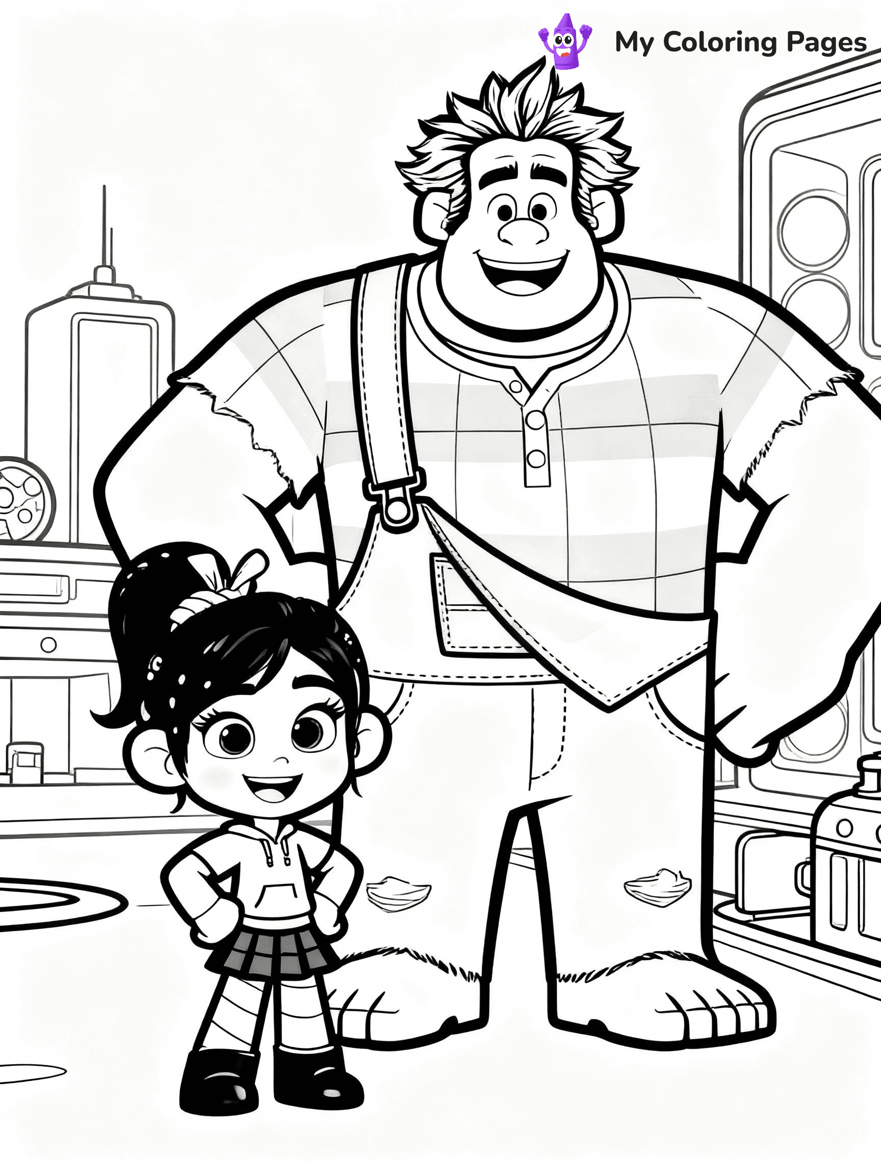 Wreck It Ralph Coloring Pages - 5