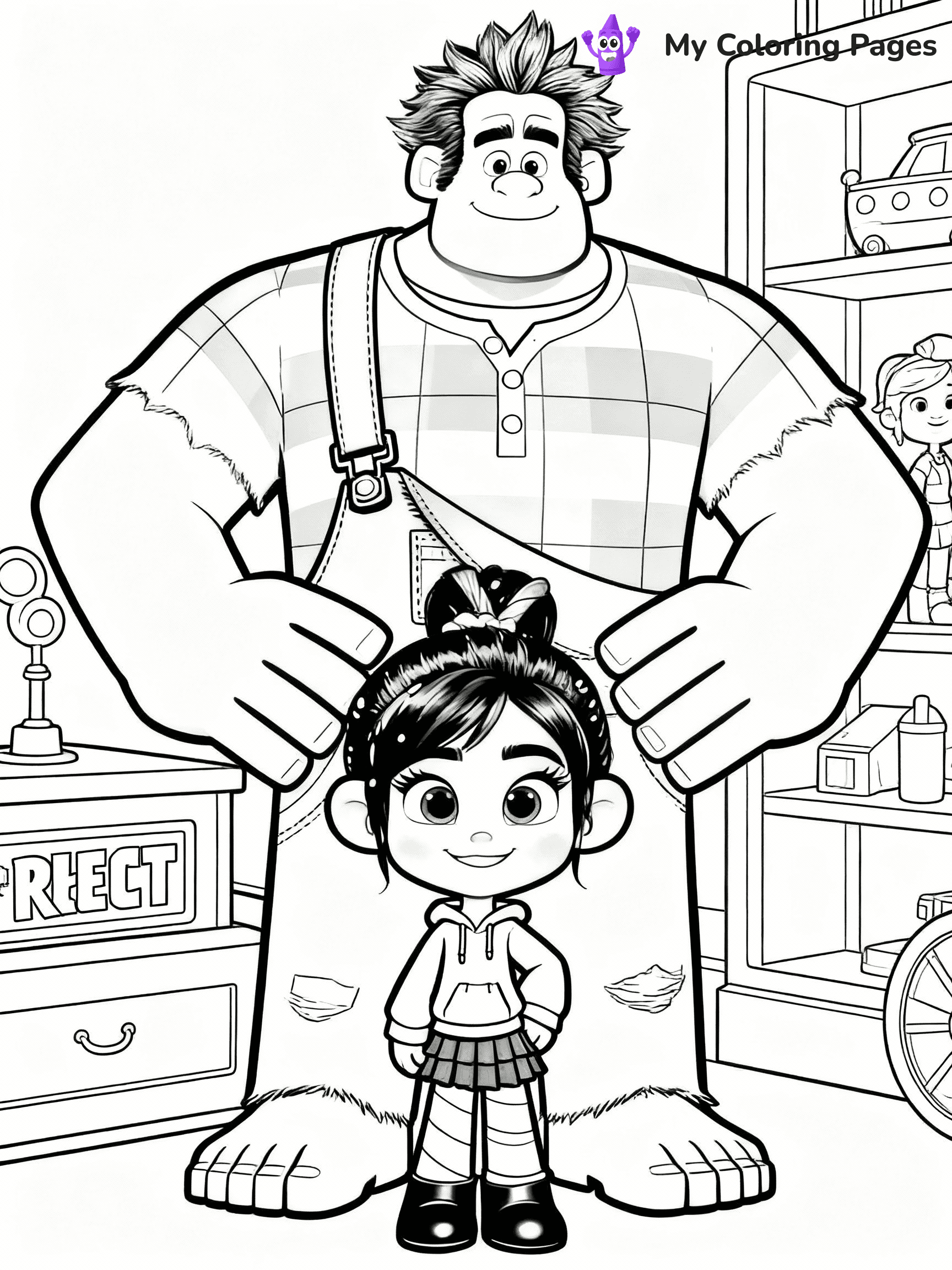 Wreck It Ralph Coloring Pages - 4