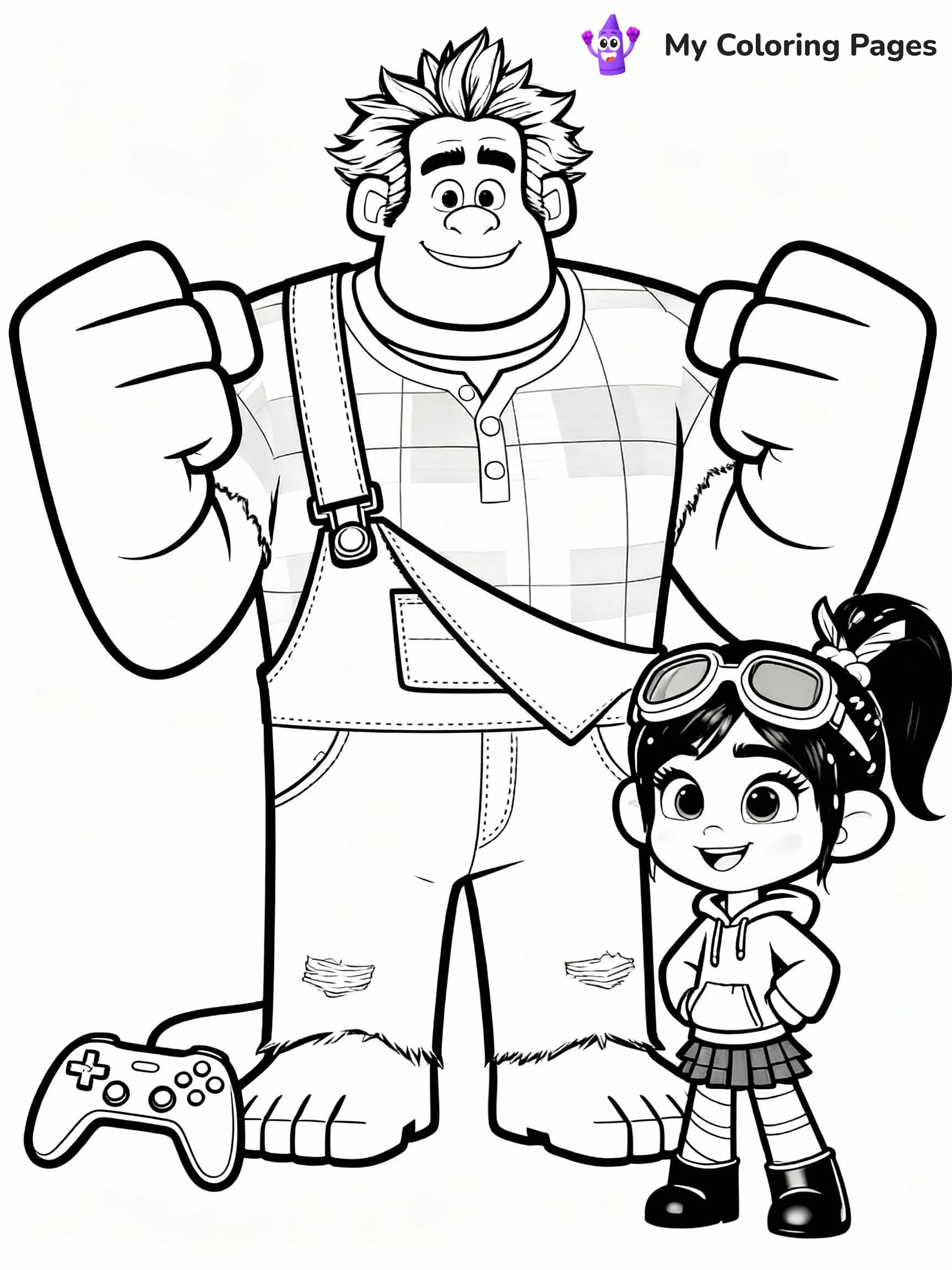 Wreck It Ralph Coloring Pages - 1