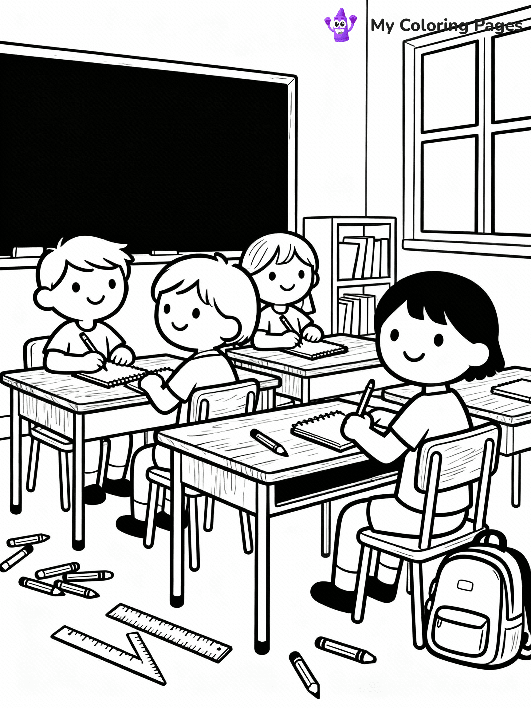 First Day Of School Coloring Pages - 26