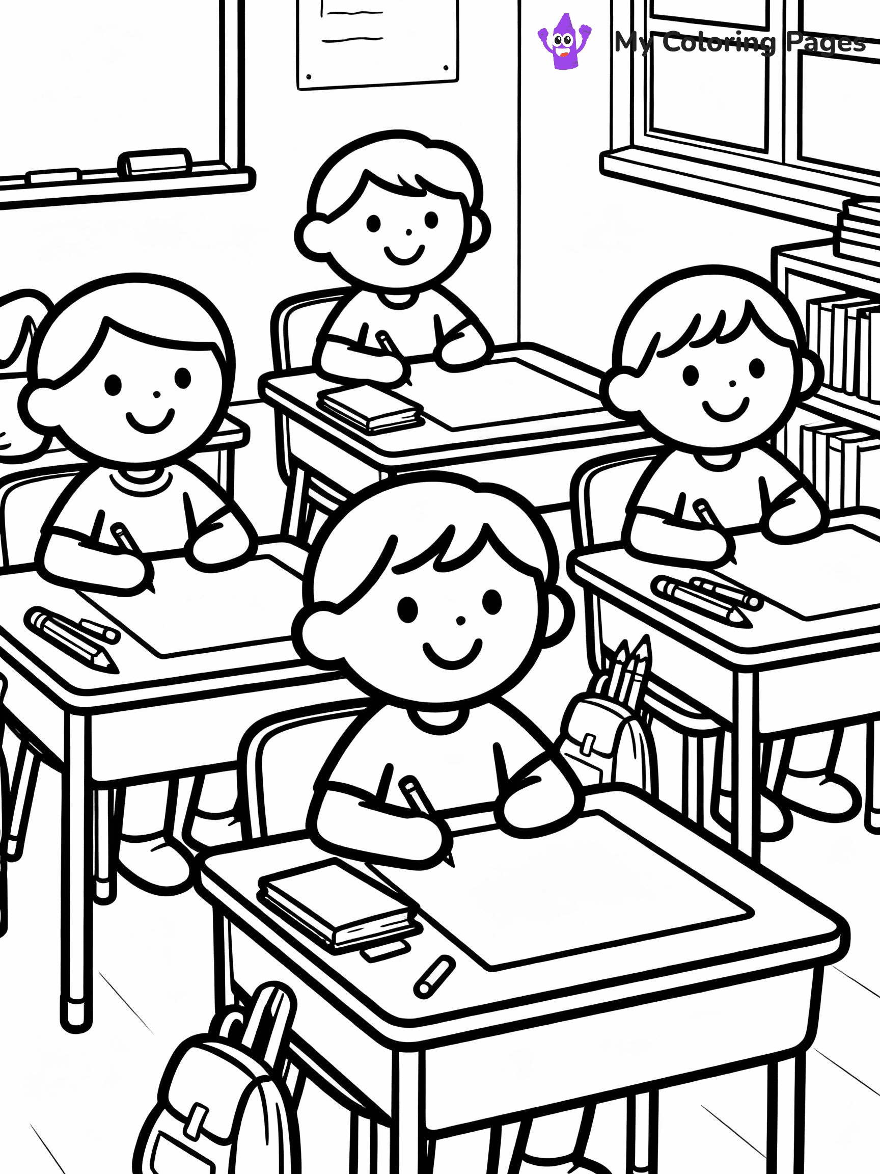 First Day Of School Coloring Pages - 23