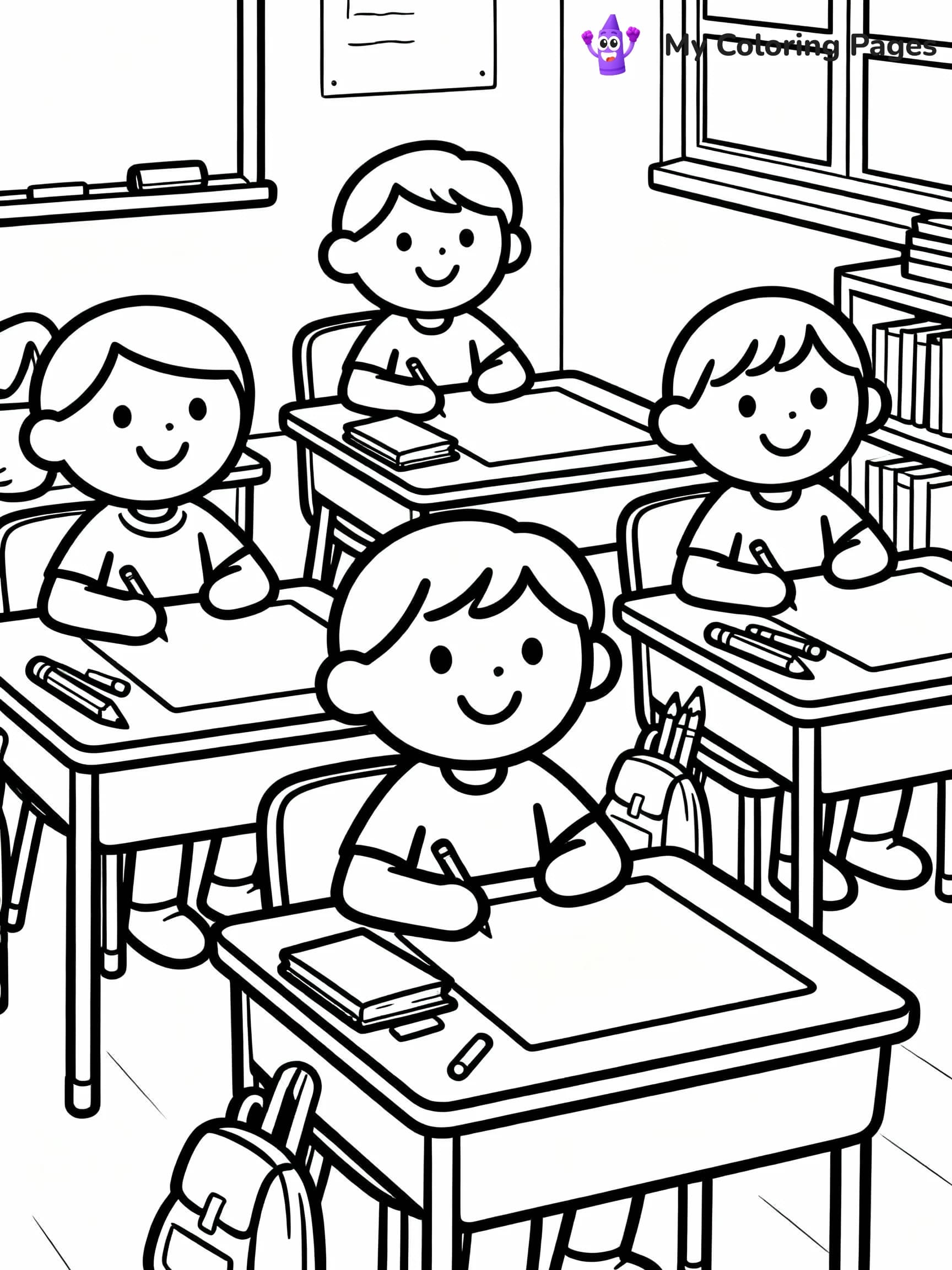 First Day Of School Coloring Pages - 23