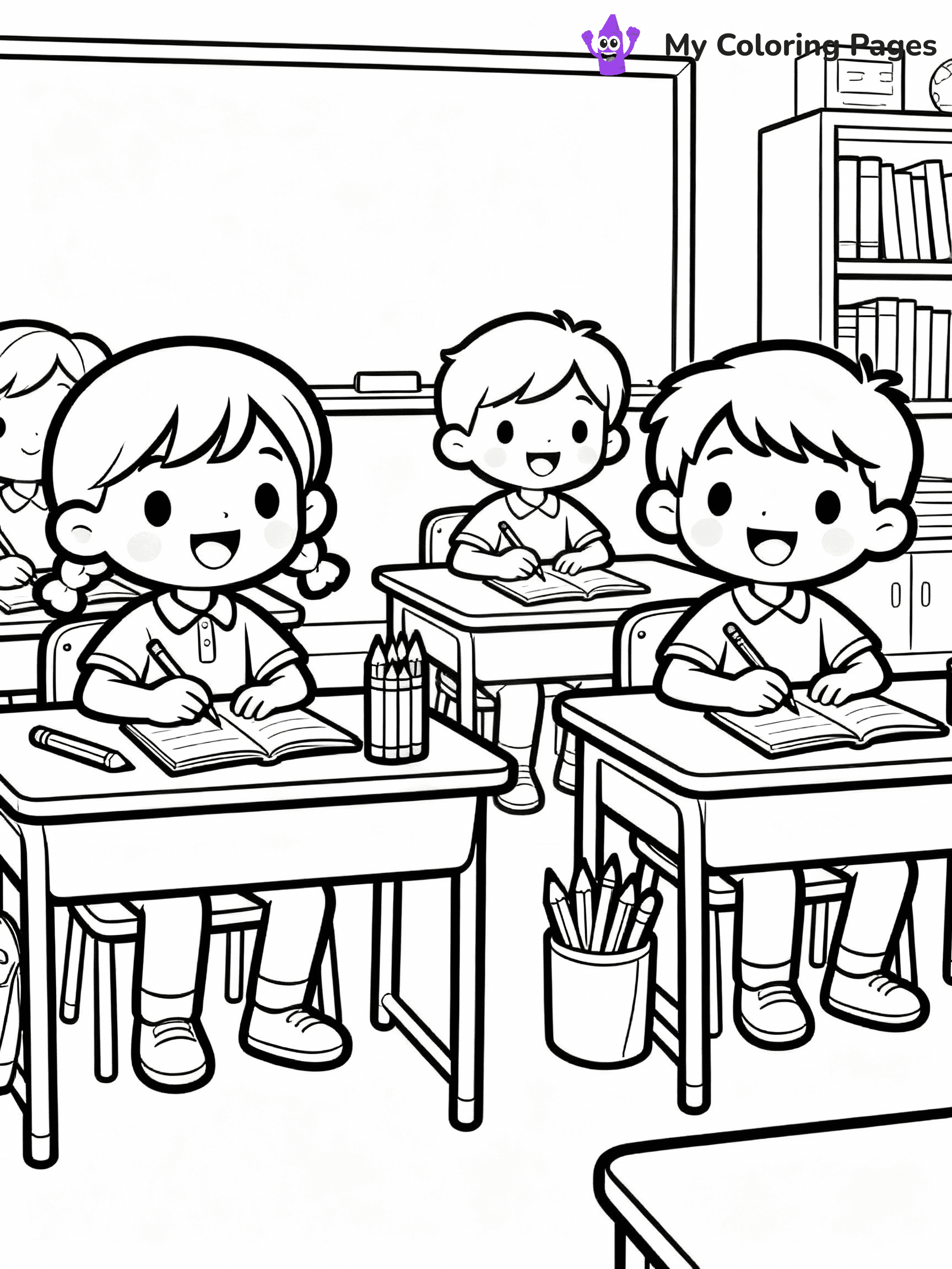 First Day Of School Coloring Pages - 22