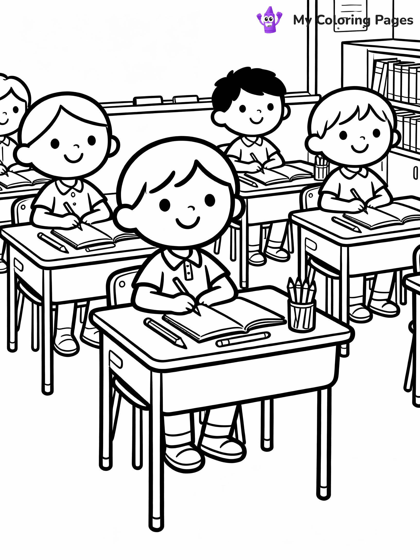 First Day Of School Coloring Pages - 21