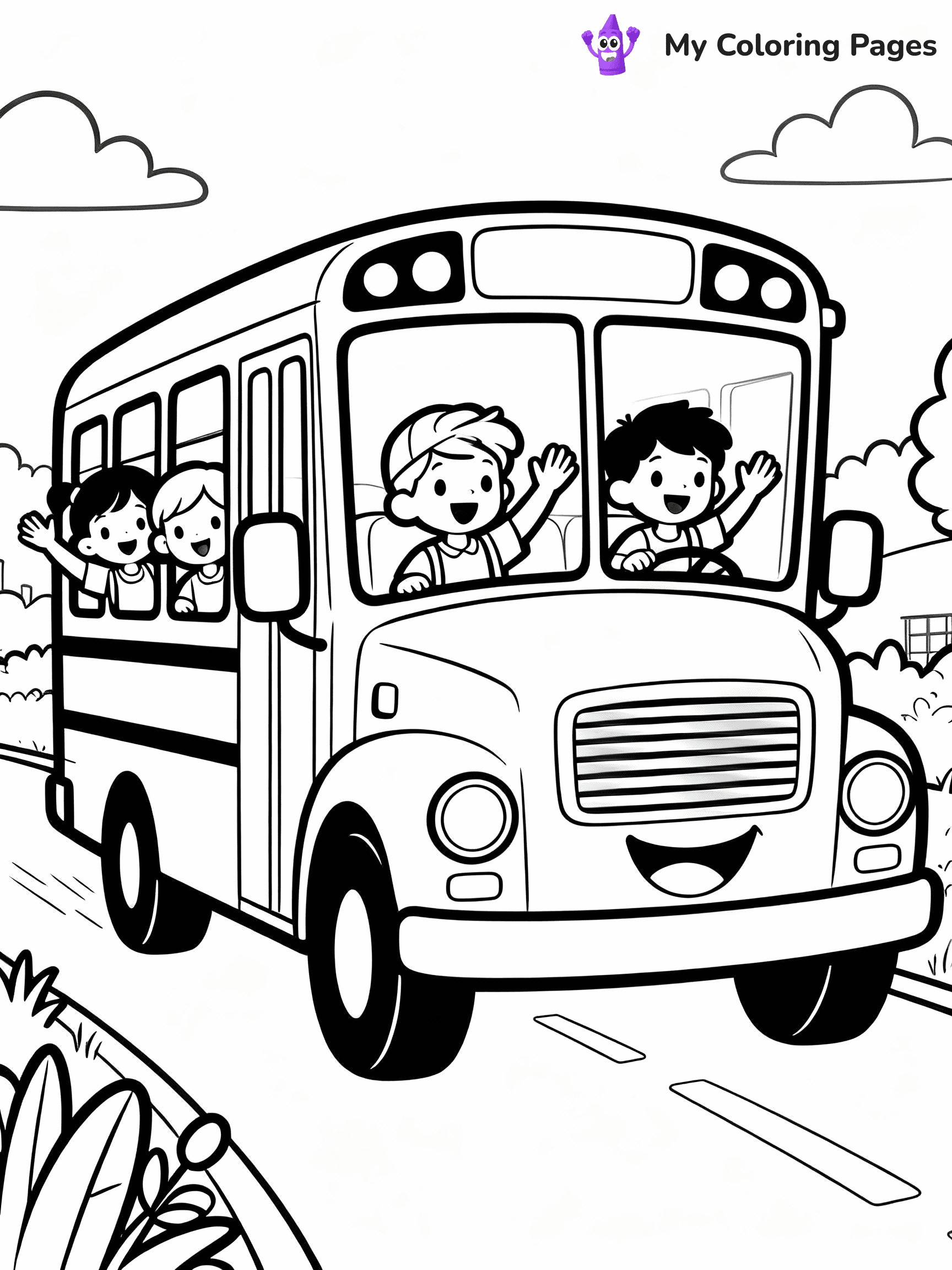 First Day Of School Coloring Pages - 18
