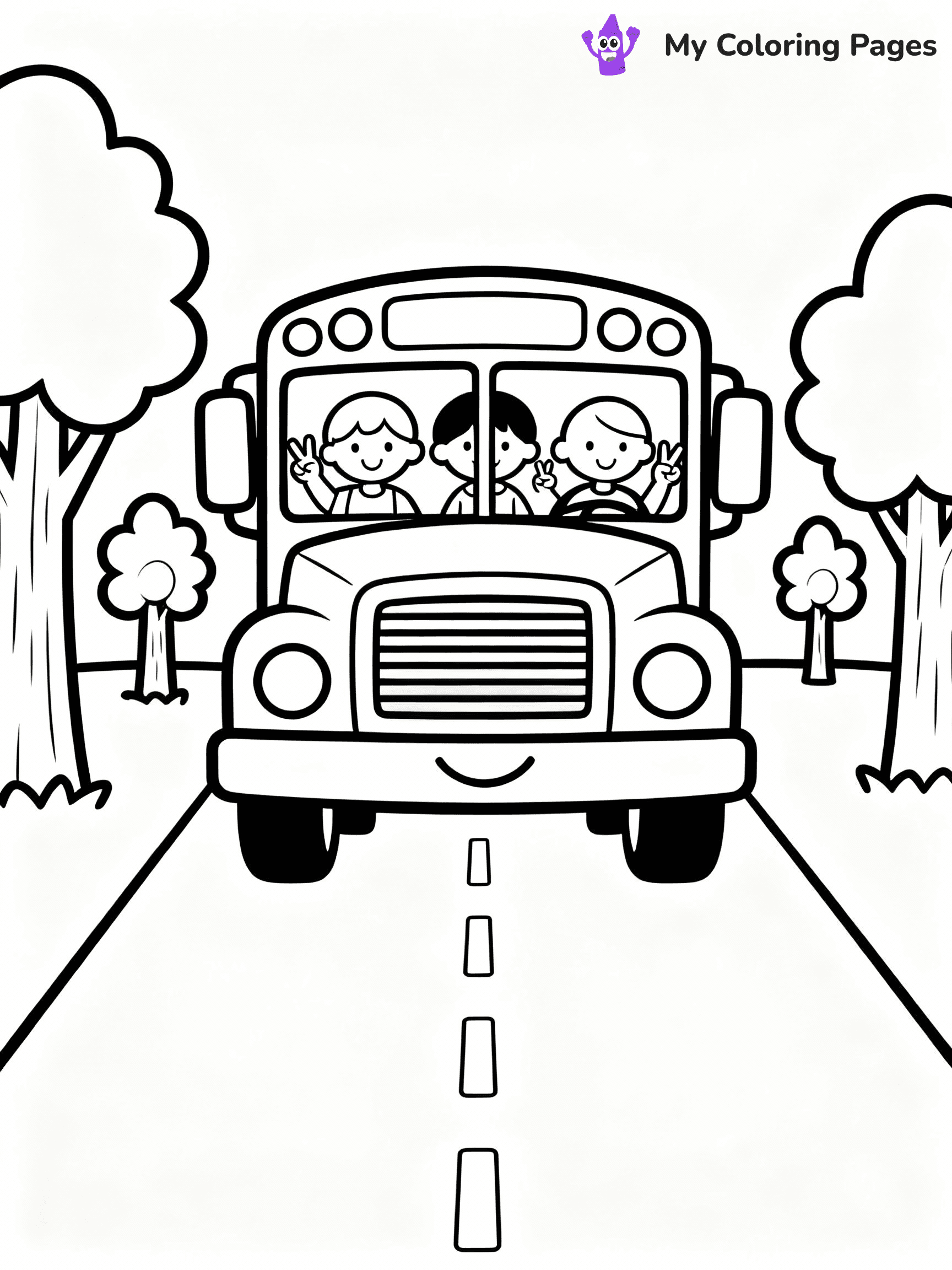 First Day Of School Coloring Pages - 15
