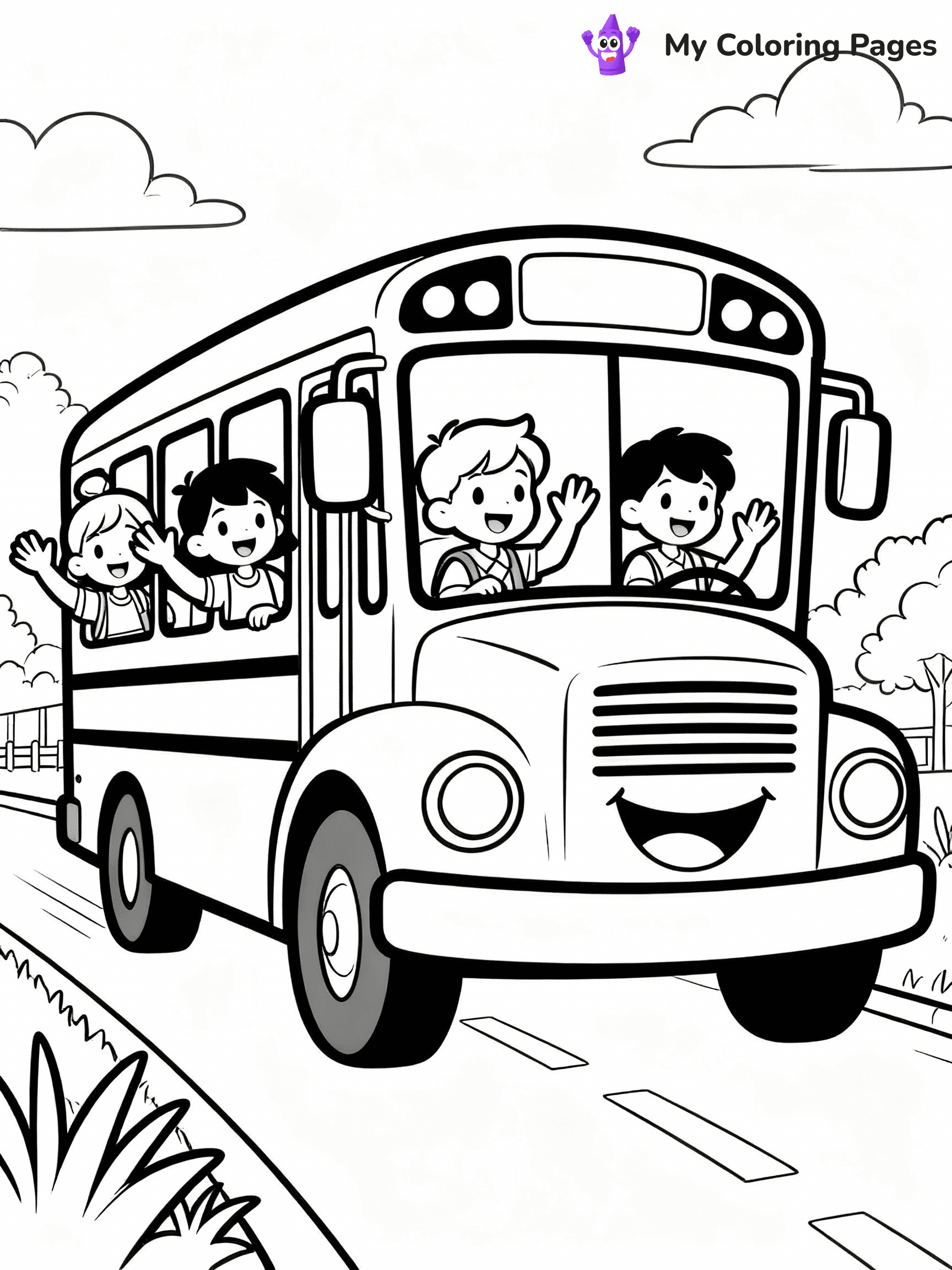 First Day Of School Coloring Pages - 14