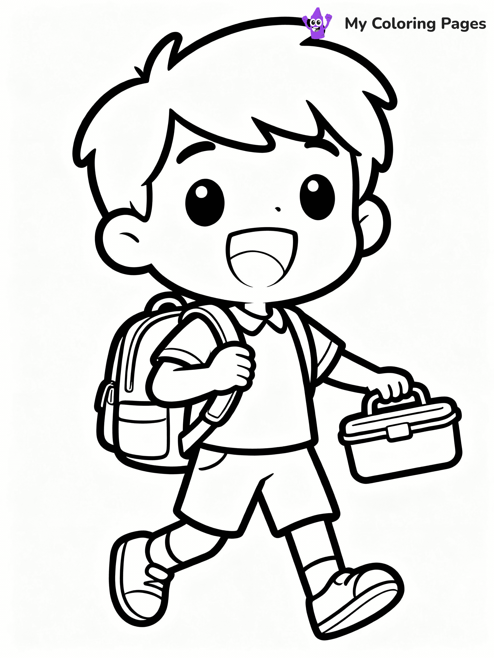 First Day Of School Coloring Pages - 10