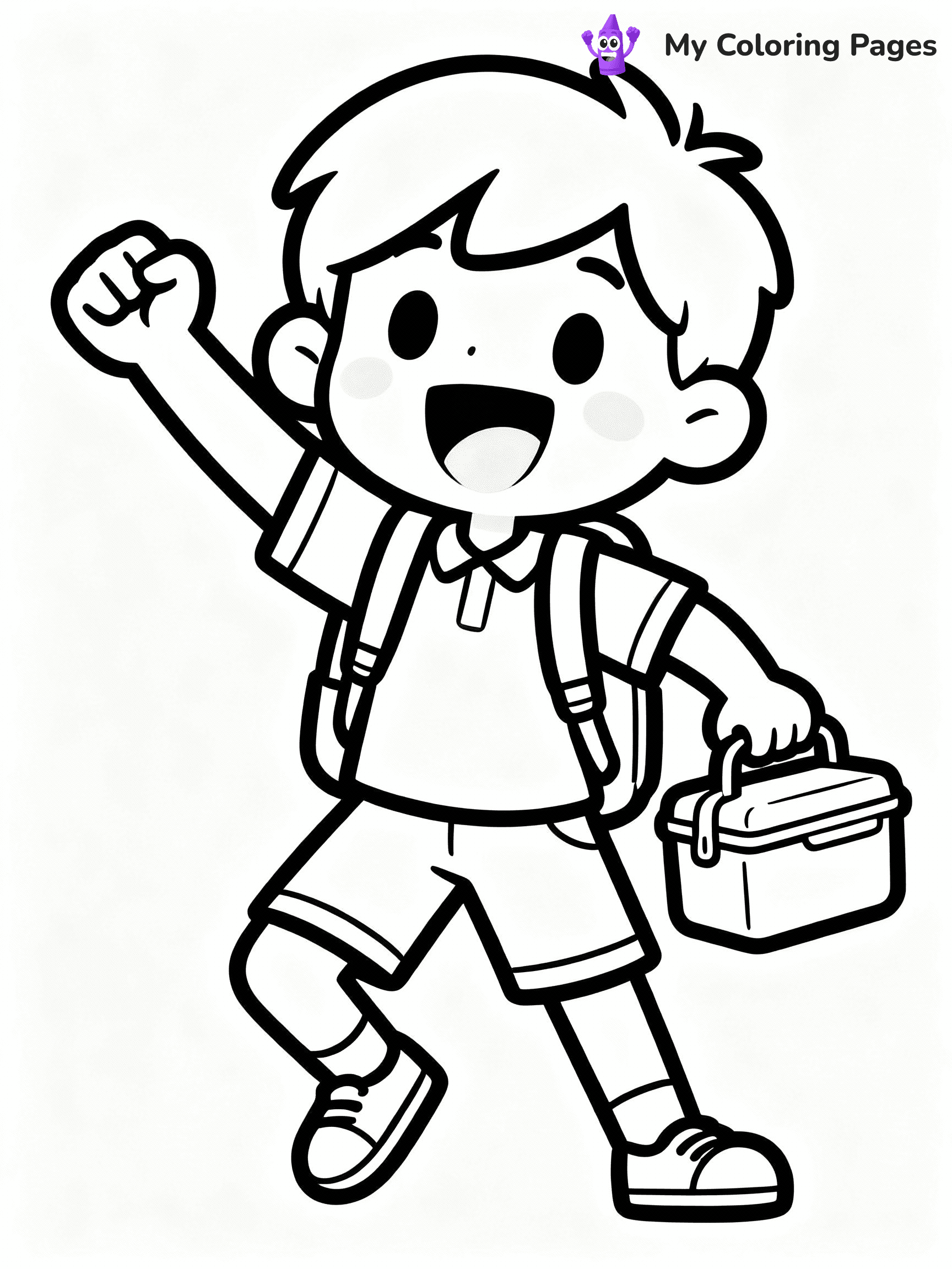 First Day Of School Coloring Pages - 8