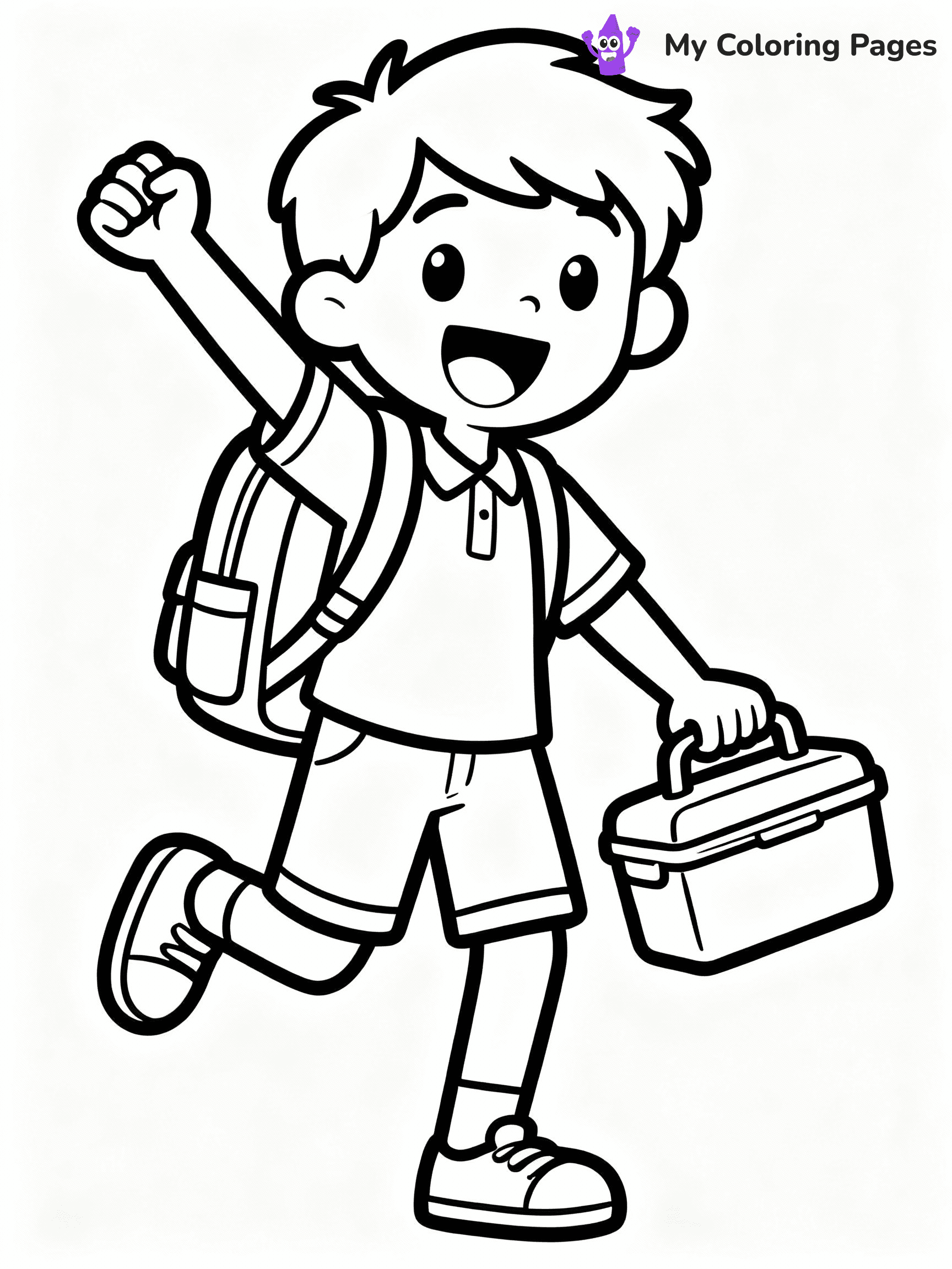 First Day Of School Coloring Pages - 7