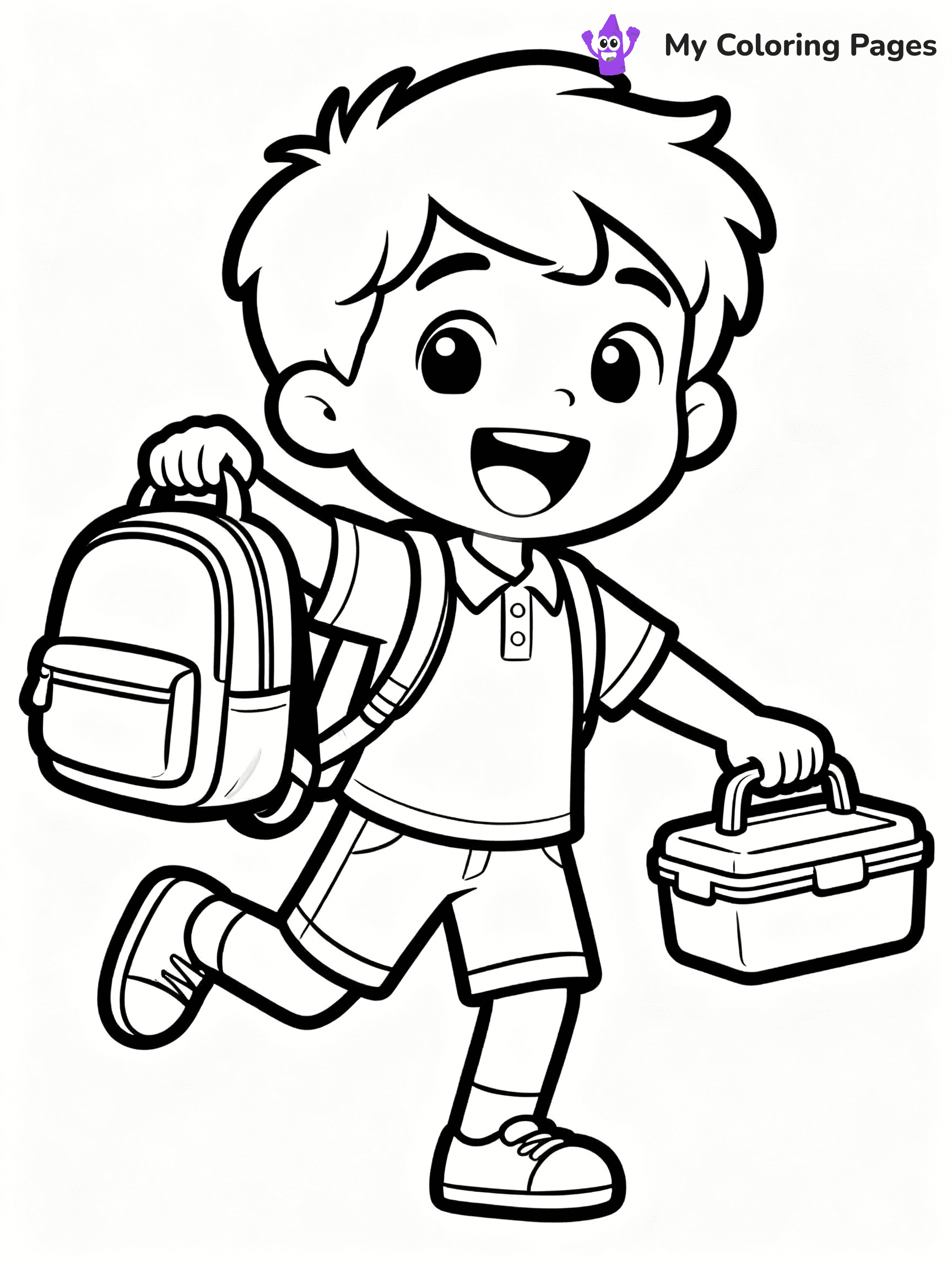 First Day Of School Coloring Pages - 6