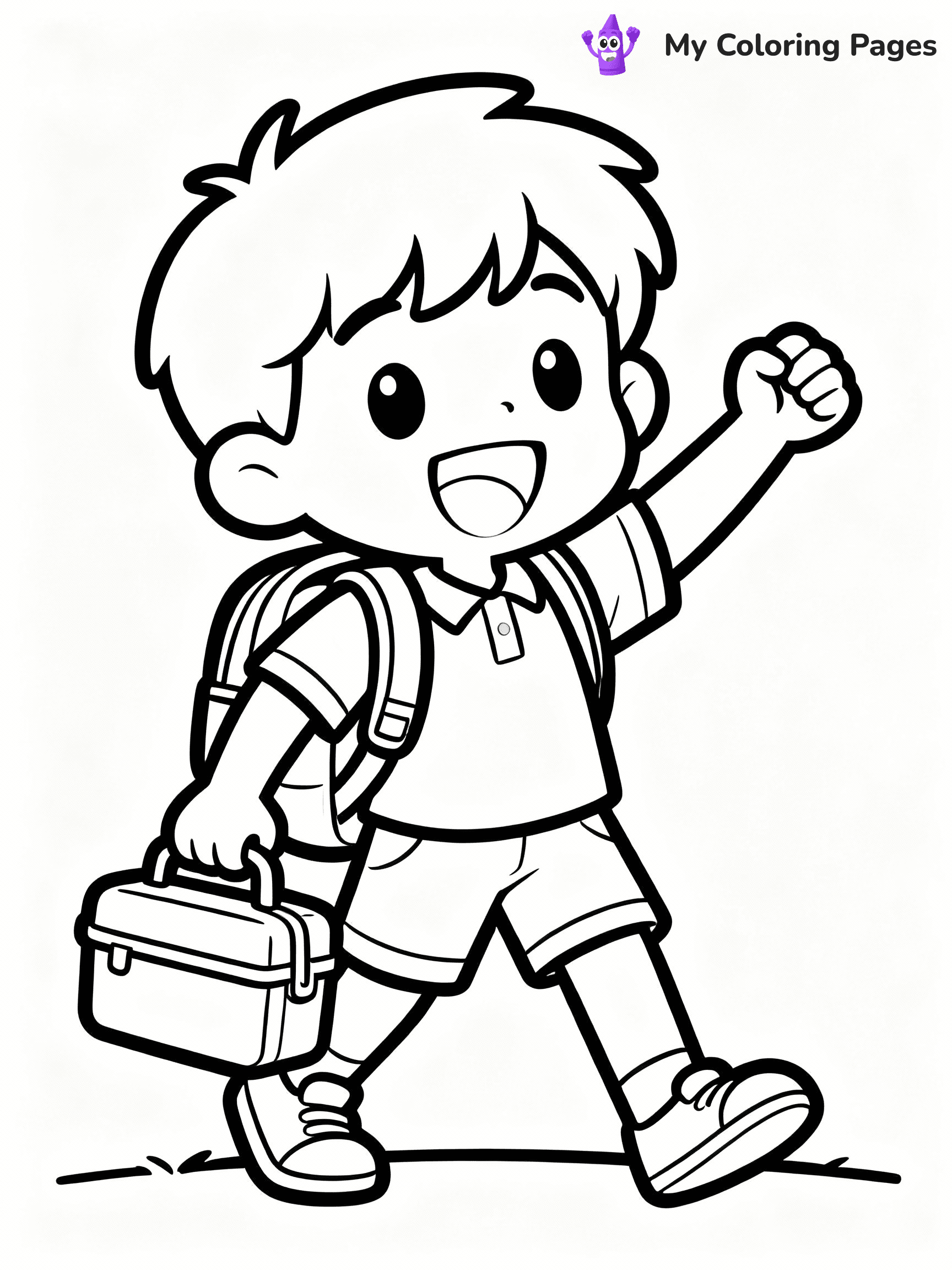 First Day Of School Coloring Pages - 5