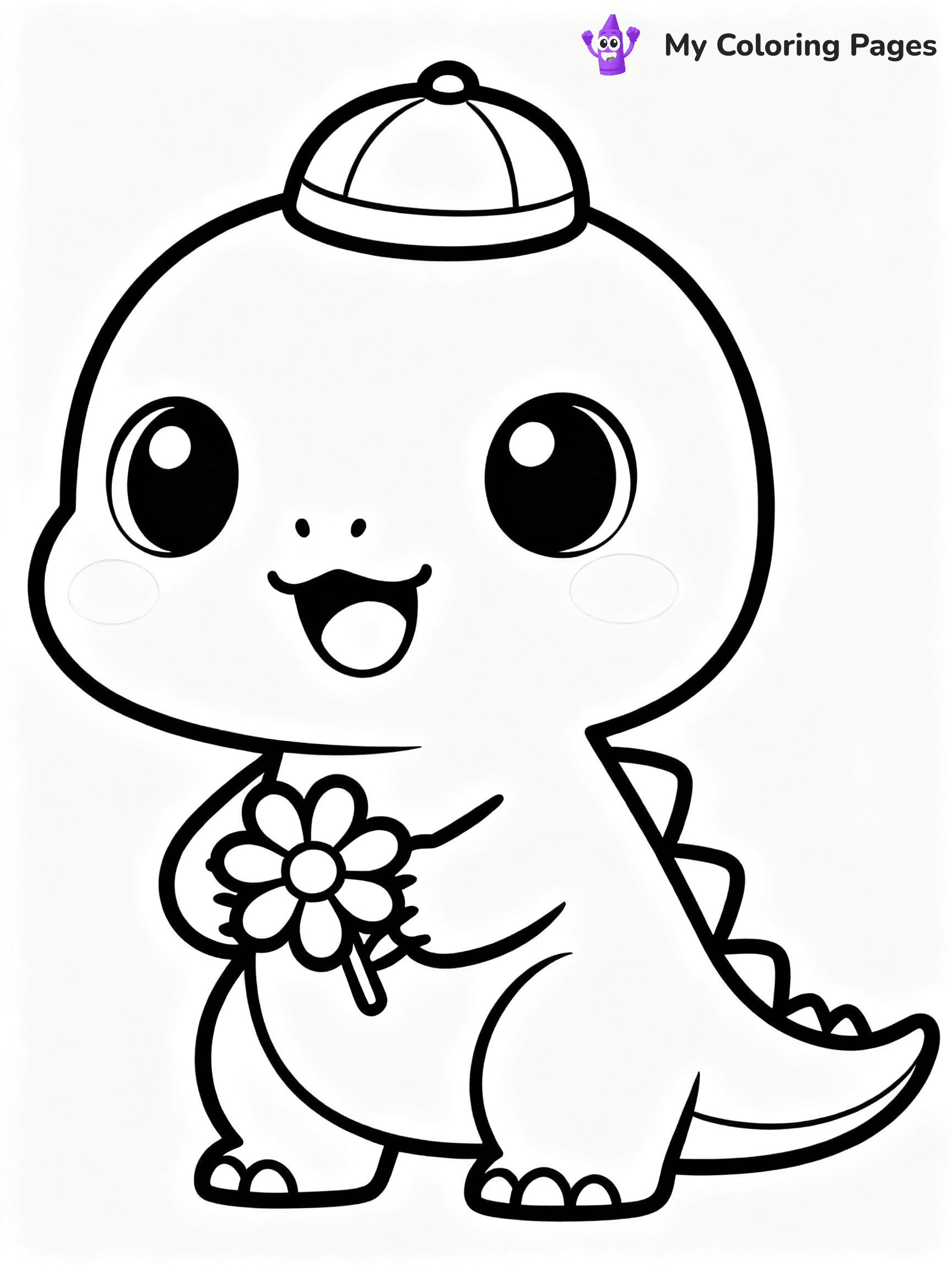 T Rex Coloring Pages - 16