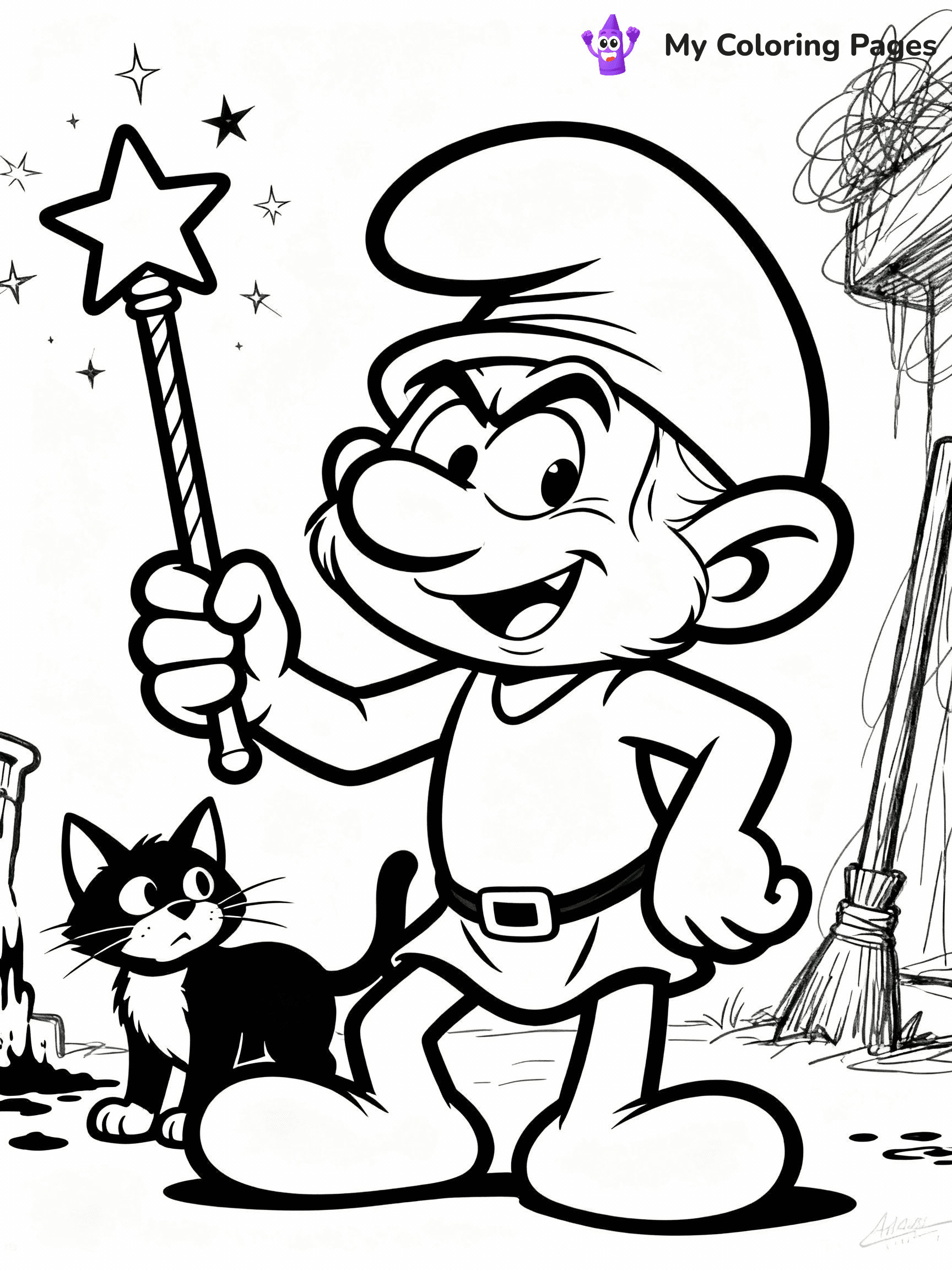 Smurfs Coloring Pages - 37
