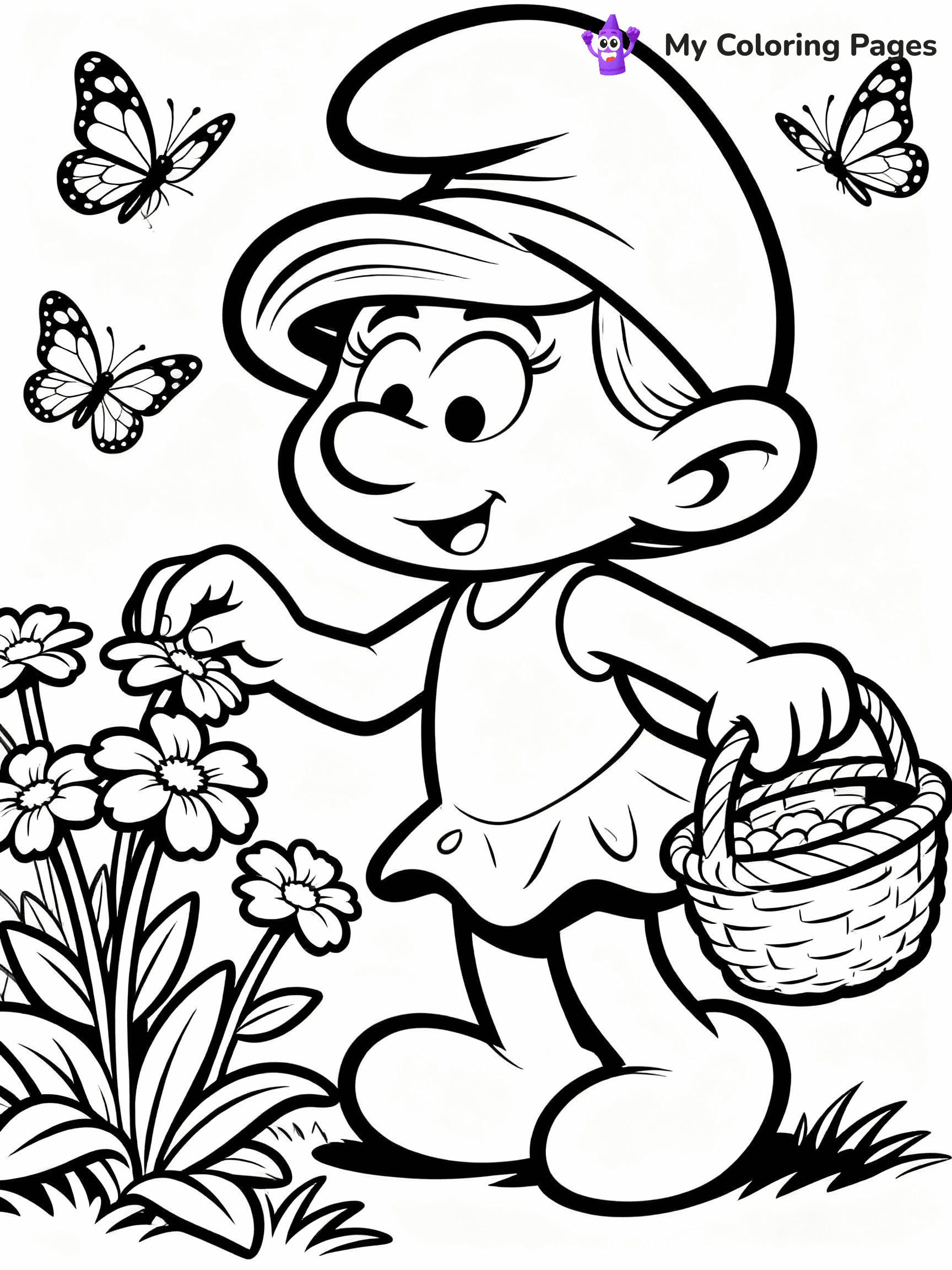 Smurfs Coloring Pages - 28