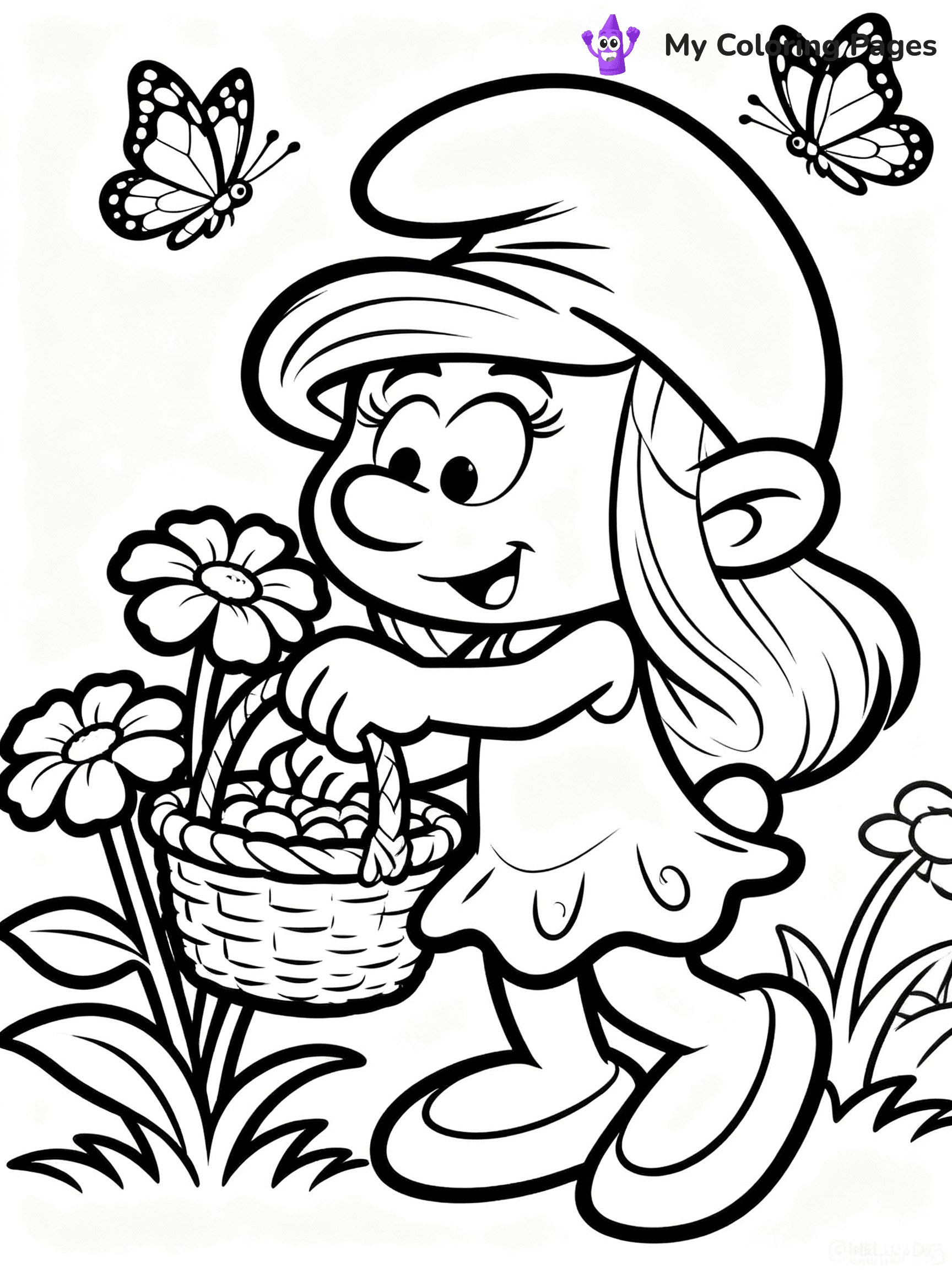 Smurfs Coloring Pages - 27