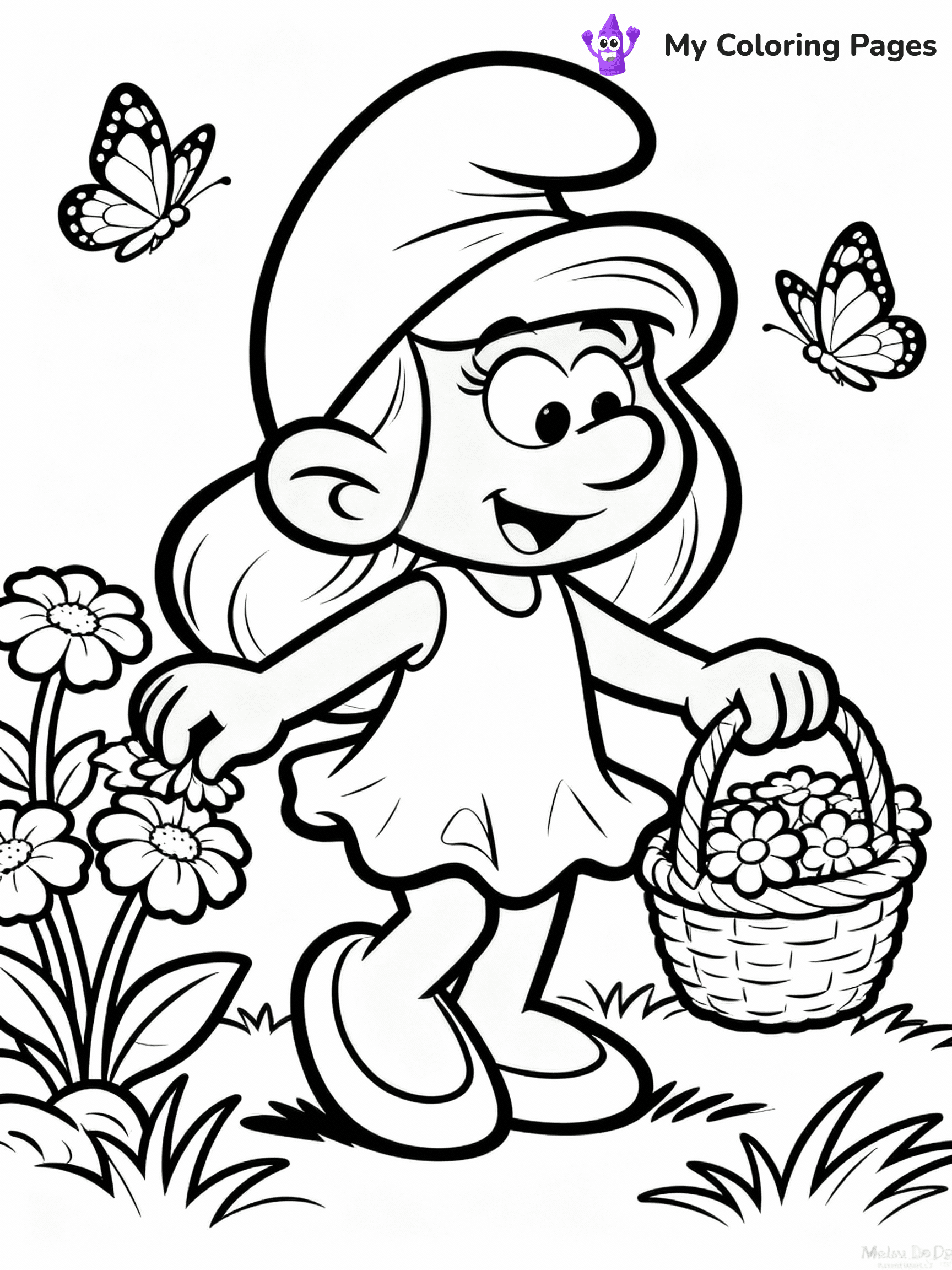 Smurfs Coloring Pages - 24