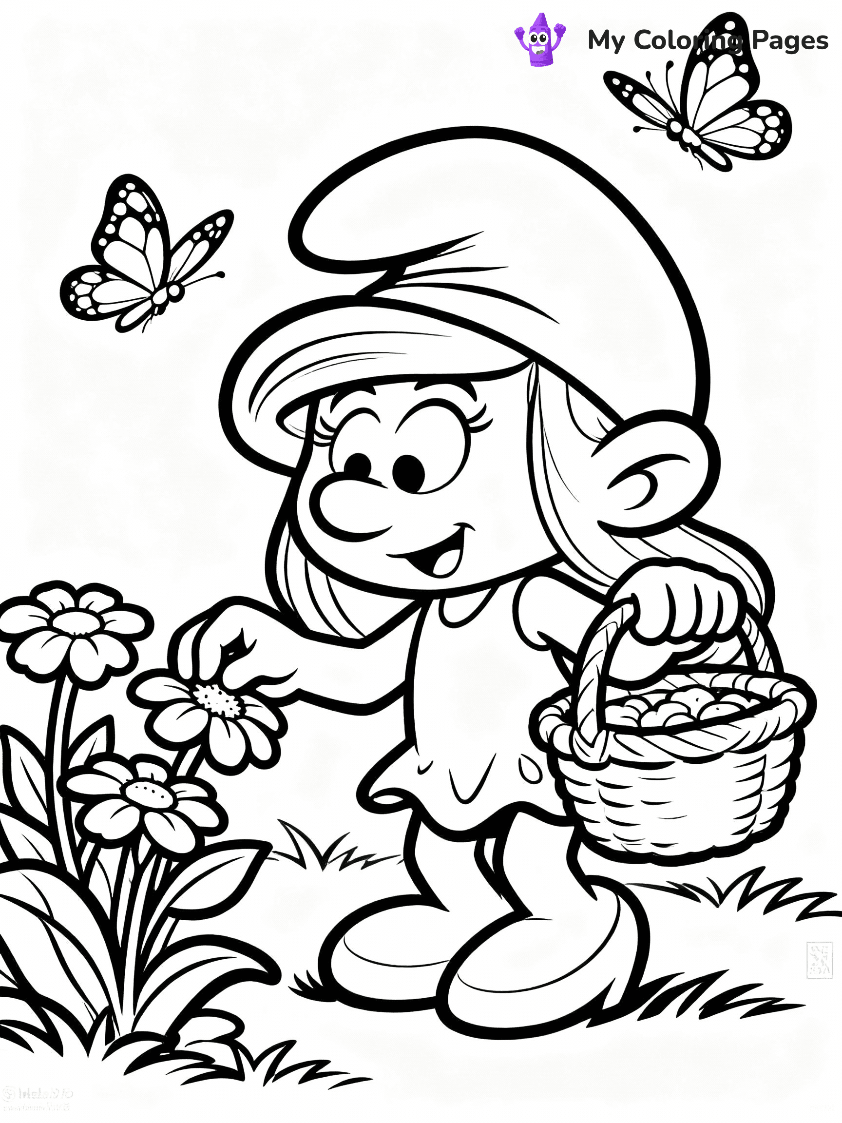 Smurfs Coloring Pages - 23