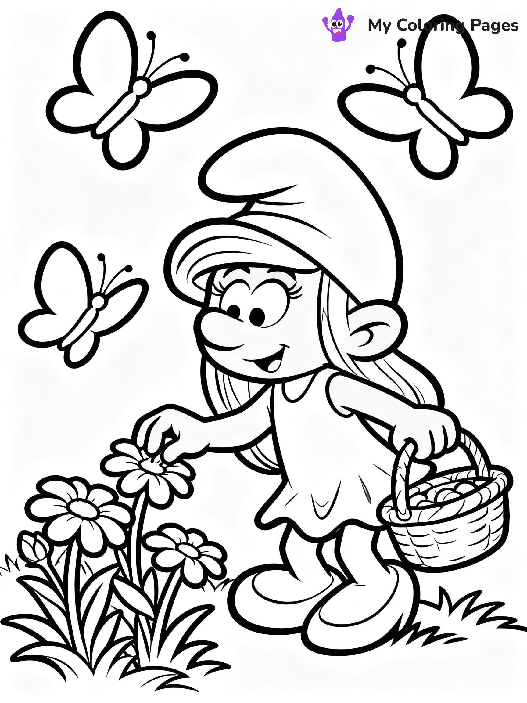 Smurfs Coloring Pages - 22
