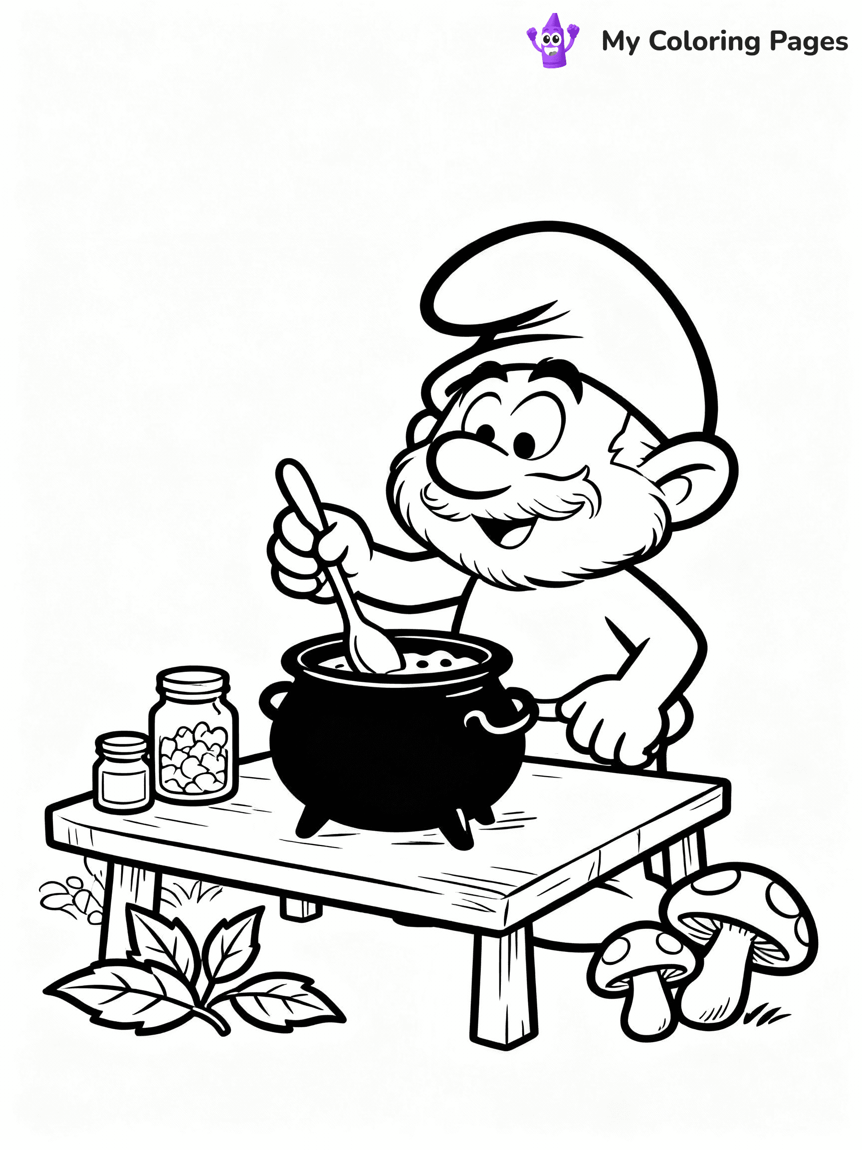Smurfs Coloring Pages - 18