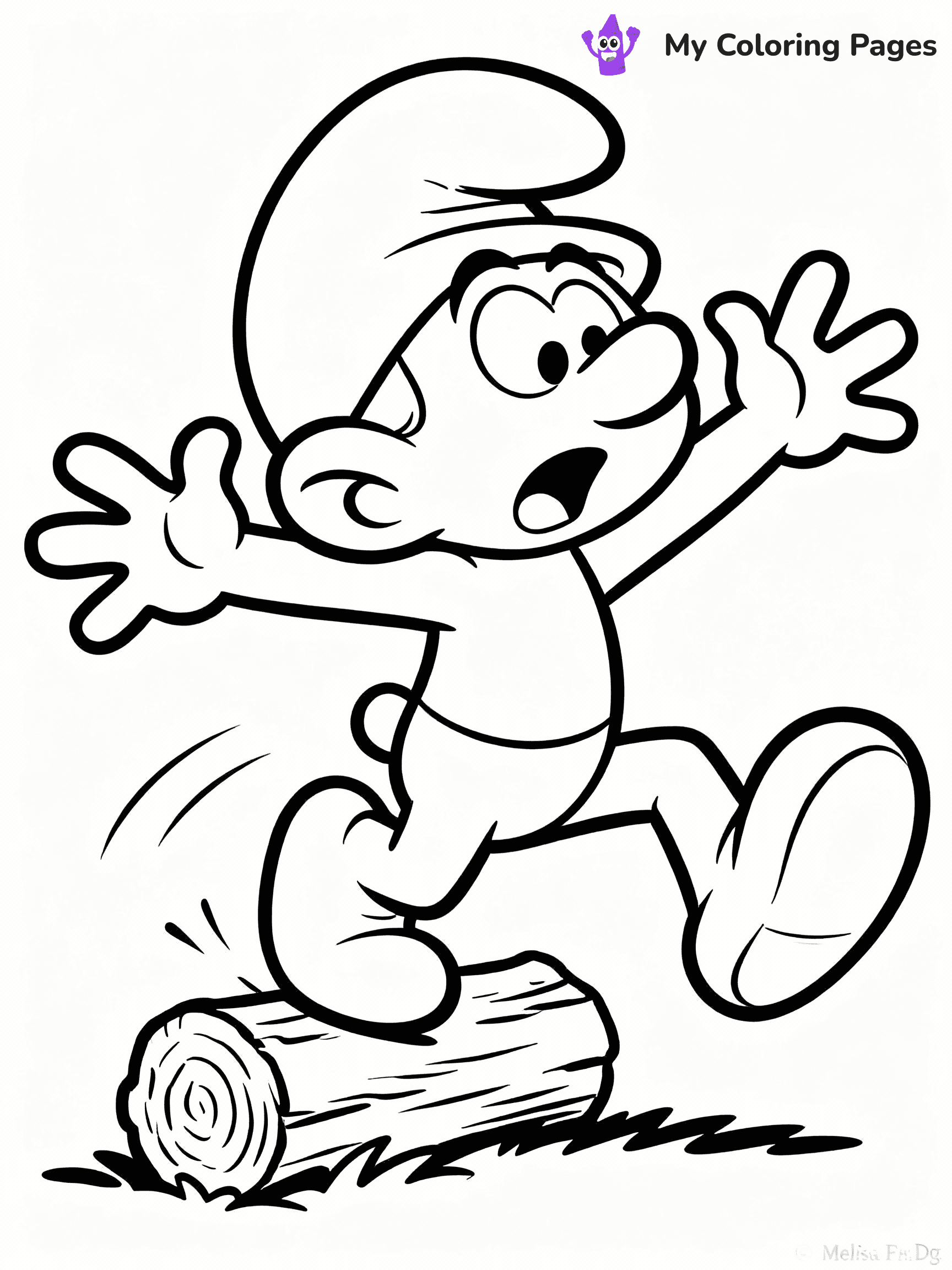 Smurfs Coloring Pages - 17