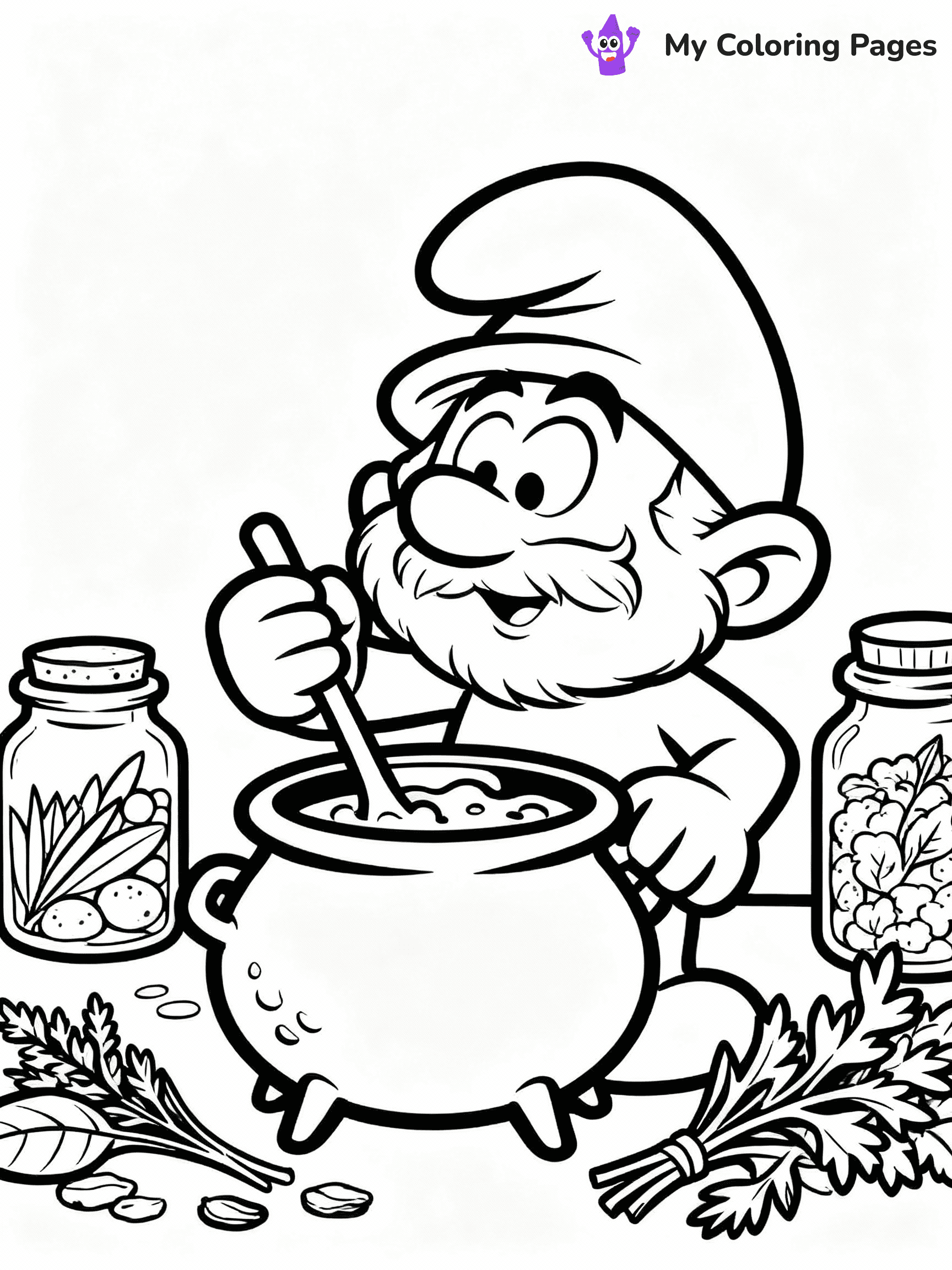 Smurfs Coloring Pages - 16