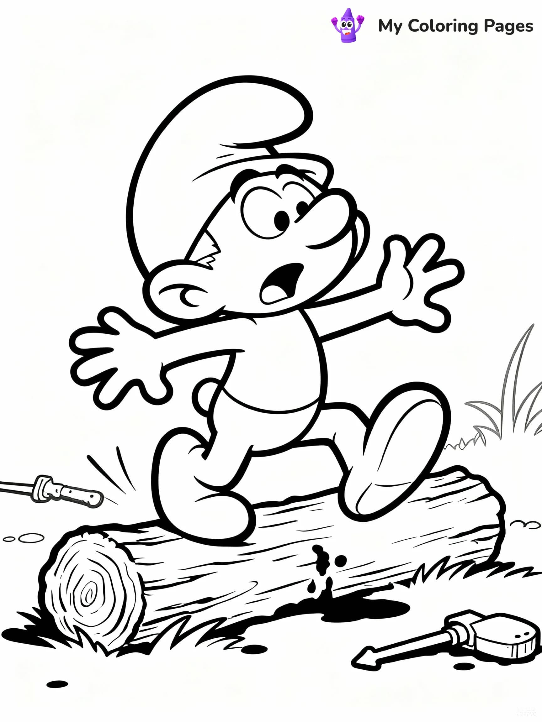 Smurfs Coloring Pages - 15
