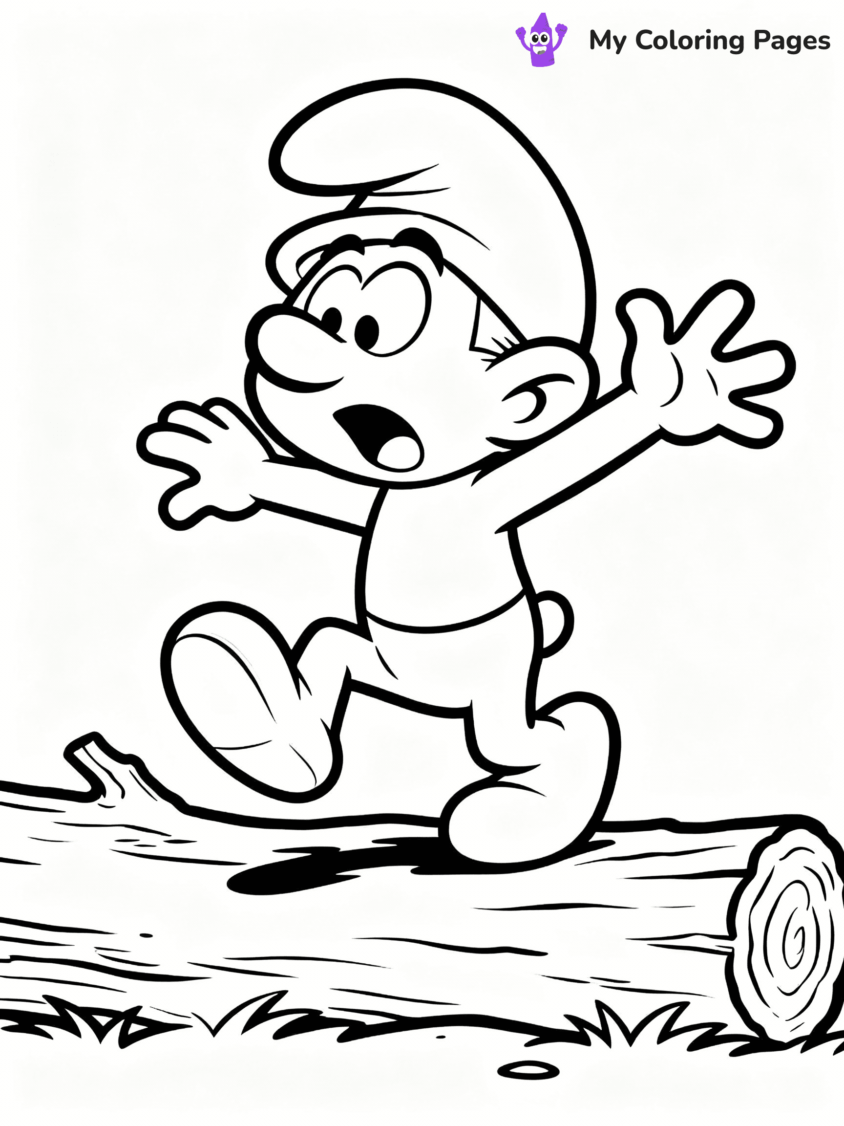 Smurfs Coloring Pages - 12