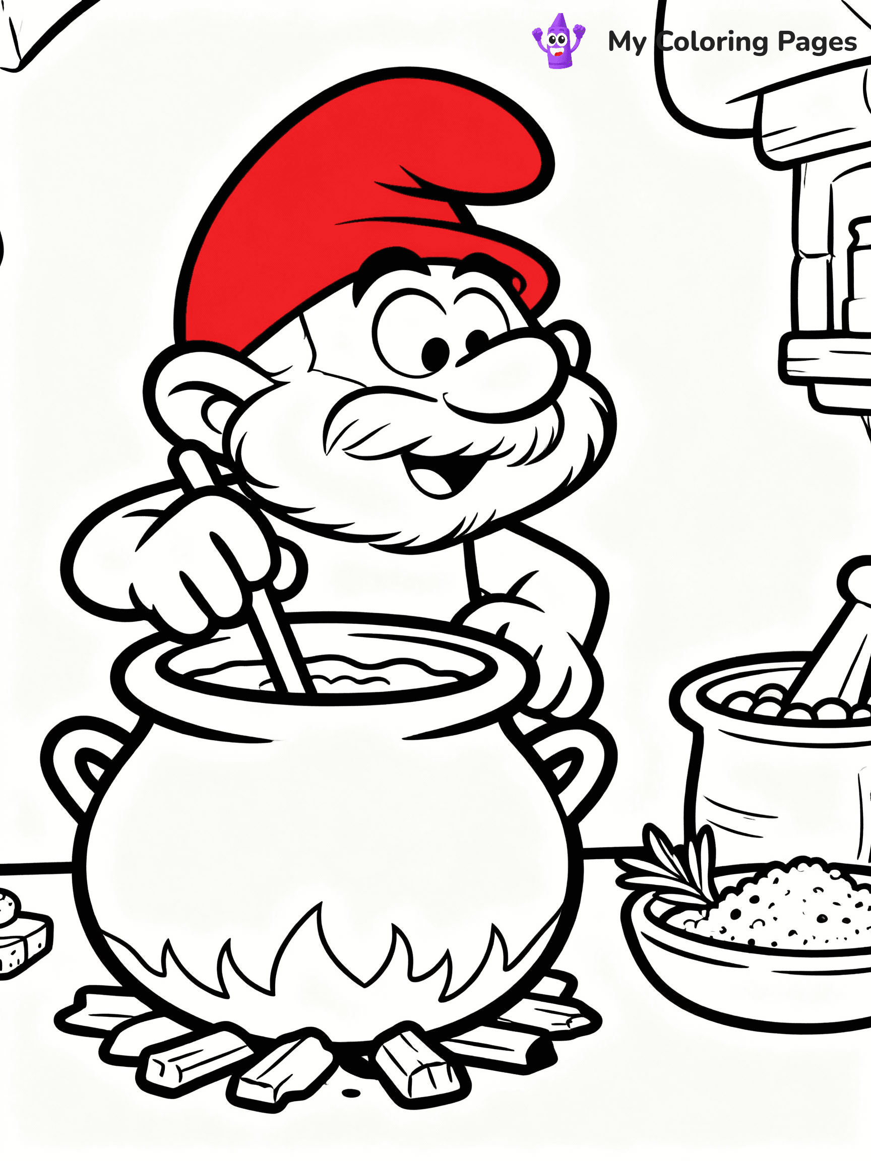 Smurfs Coloring Pages - 11