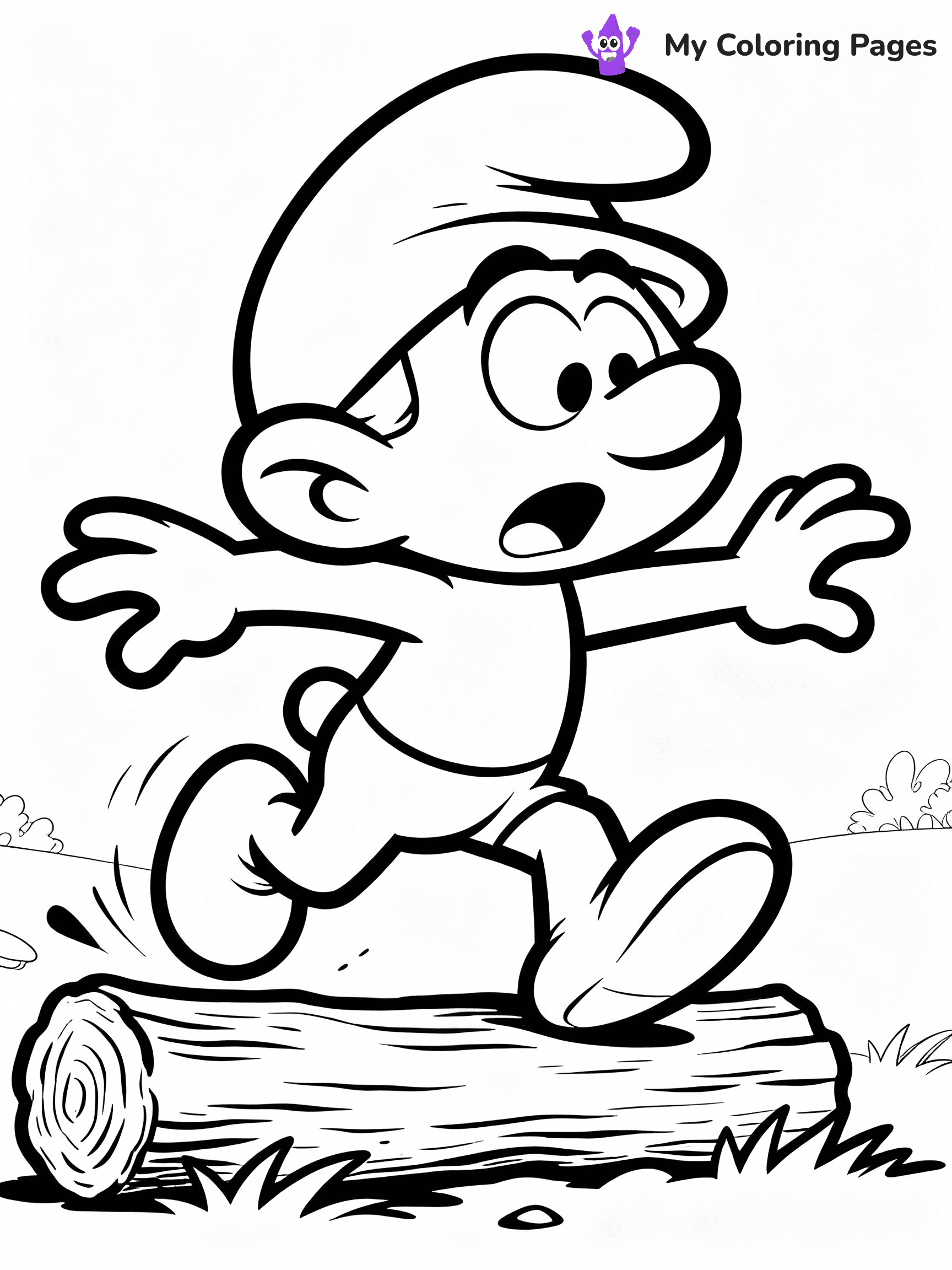 Smurfs Coloring Pages - 10