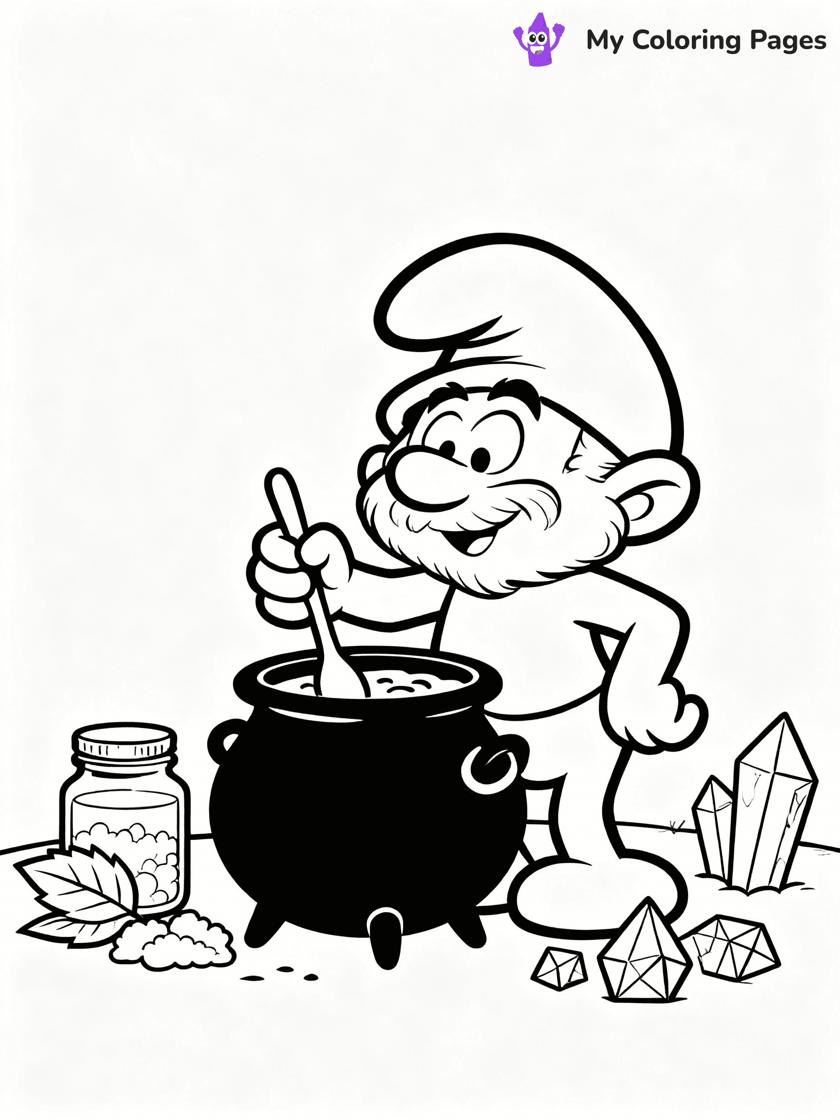 Smurfs Coloring Pages - 9