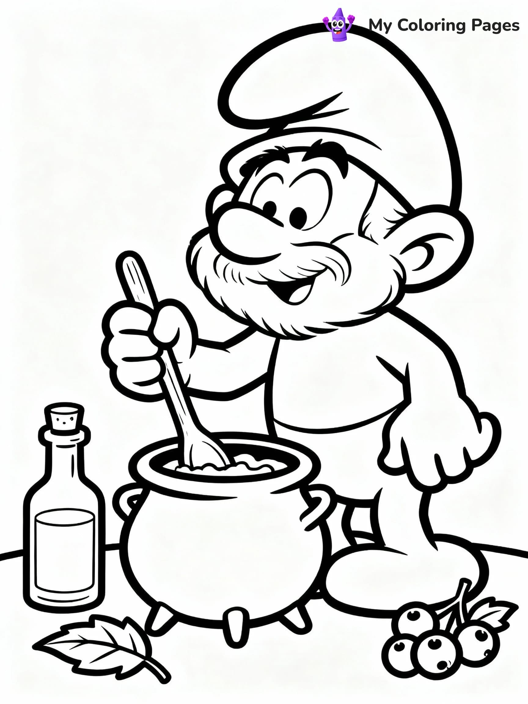 Smurfs Coloring Pages - 8