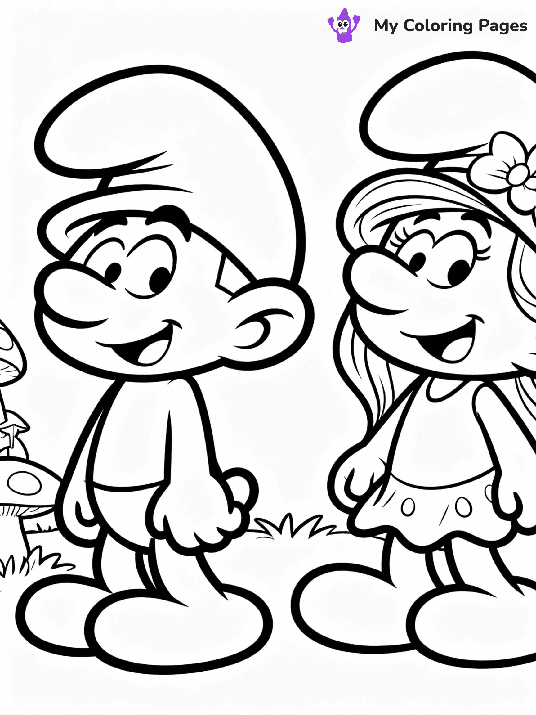 Smurfs Coloring Pages - 7