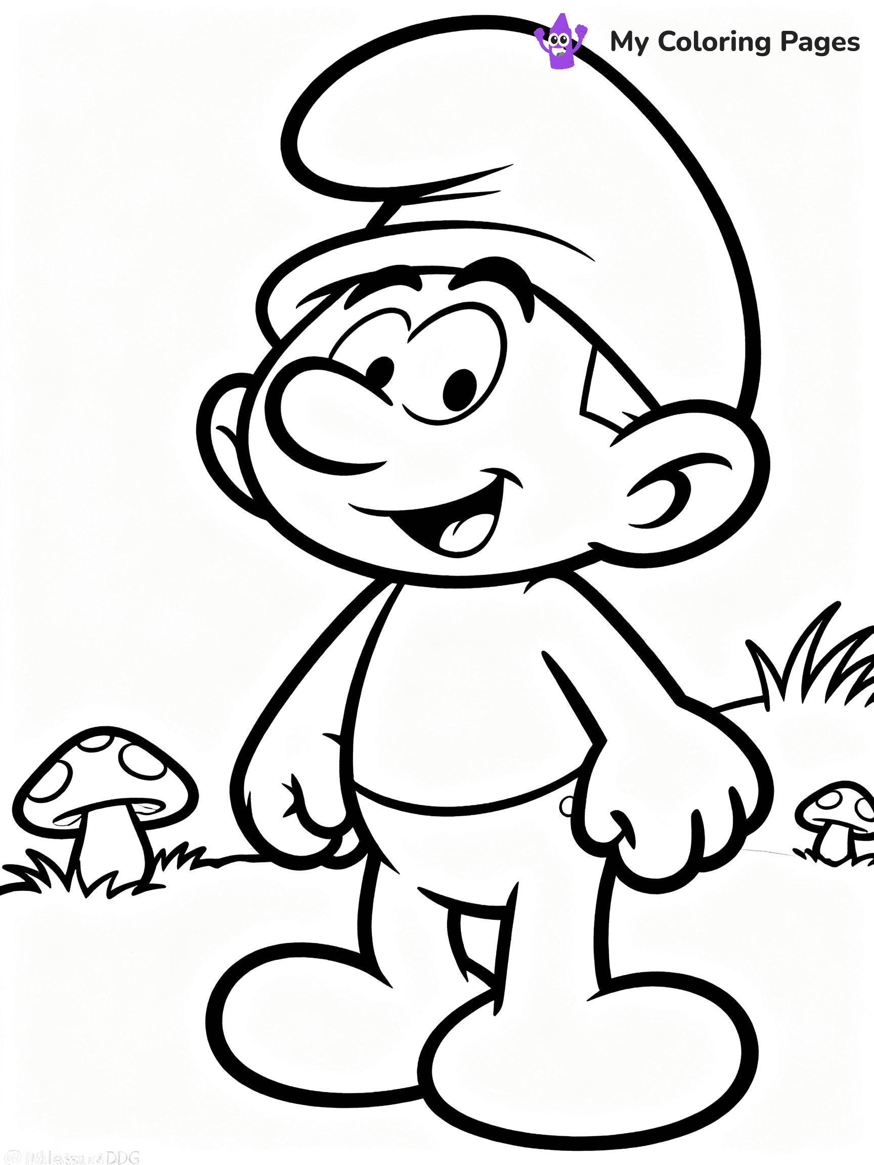 Smurfs Coloring Pages - 6