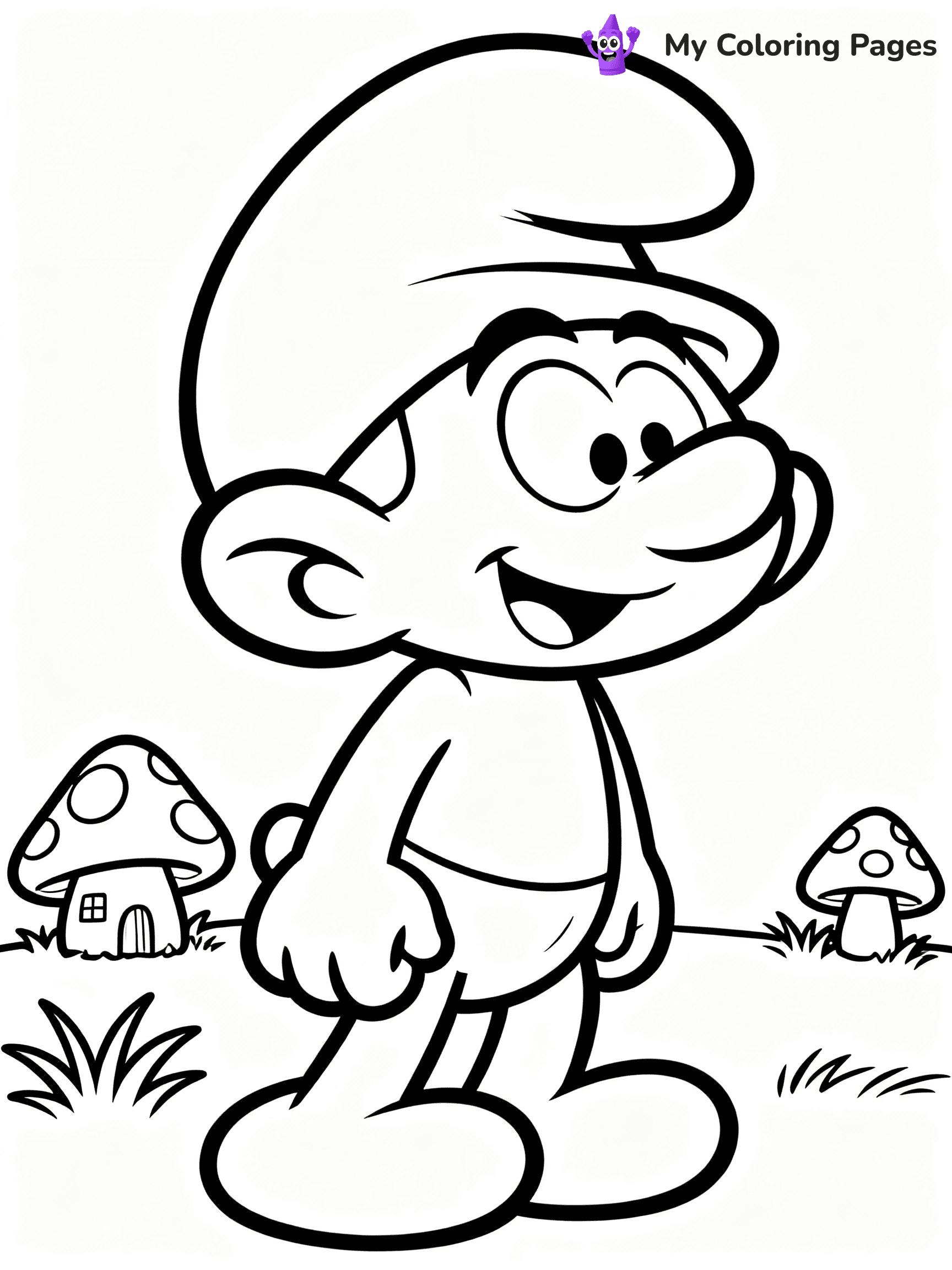 Smurfs Coloring Pages - 5