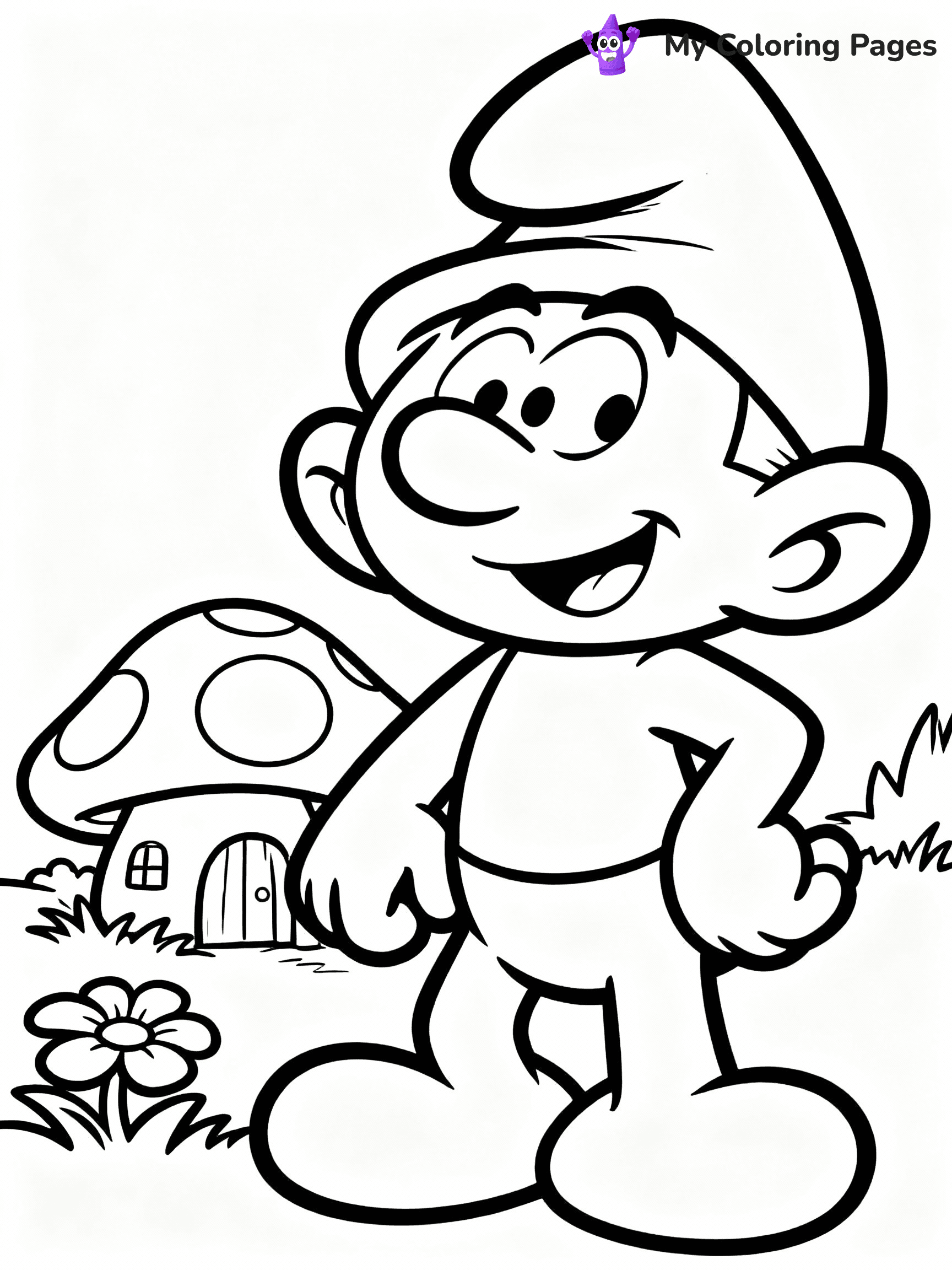 Smurfs Coloring Pages - 3