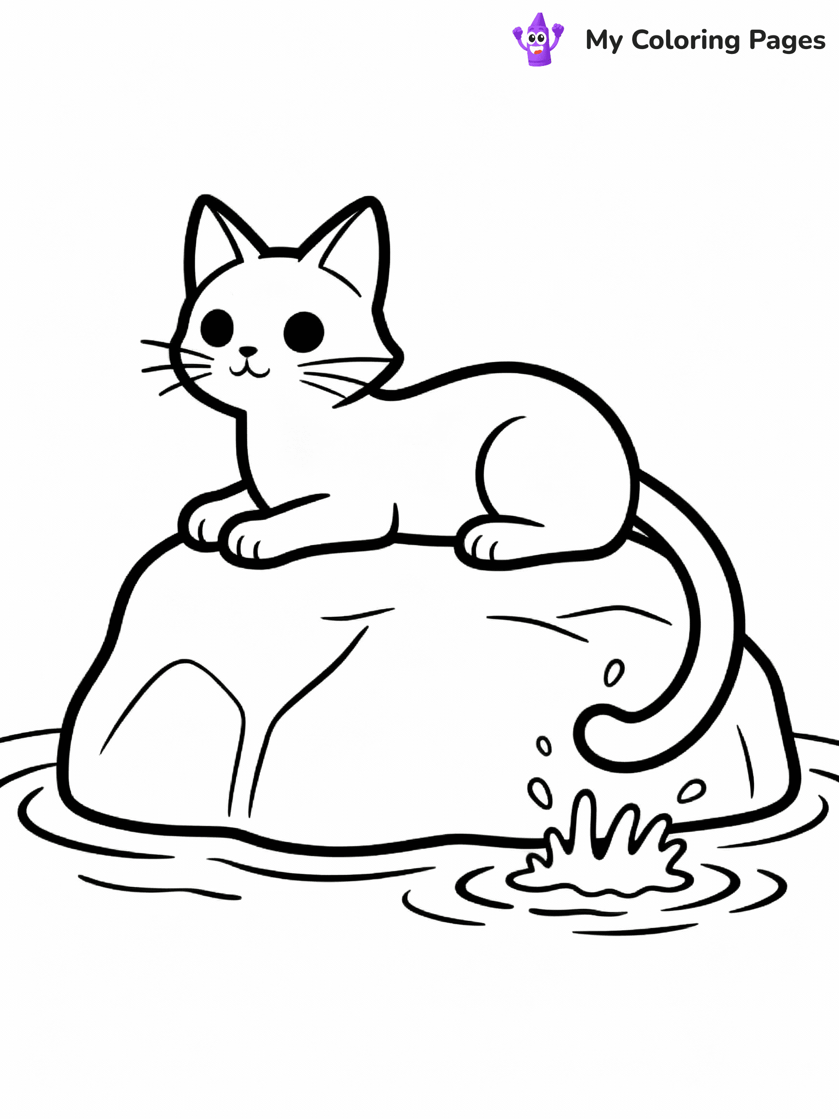 ⚠️ CRITICAL REQUIREMENT - ABSOLUTE BLACK AND WHITE ONLY ⚠️
This MUST be a BLACK AND WHITE line drawing ONLY. NO COLORS whatsoever.
- ONLY pure black lines (#000000) on pure white background (#FFFFFF)
- ABSOLUTELY NO colors, NO shading, NO gradients, NO grayscale
- If there are ANY colors in the output, the image is REJECTED
- This is a COLORING PAGE - meant to be COLORED IN by children
- The output must be UNCOLORED line art ready for coloring
⚠️ SUBJECT TO DRAW: Mercat from Gabby’s Dollhouse lounging on a rock, tail splashed with water. Style of Gabby's Dollhouse
(REMEMBER: Output must be BLACK AND WHITE line art only, NOT colored!)
# COLORING PAGE: BLACK OUTLINES ONLY - WHITE BACKGROUND MANDATORY
Create a **coloring book page** using EXACTLY two values: black lines, white space.
## NON-NEGOTIABLE BINARY RULES
- **ONLY #000000 (black) and #FFFFFF (white)** - NO other values exist
- **EVERY PIXEL = BLACK OR WHITE** - no gray/shading/antialiasing
- **WHITE BACKGROUND MANDATORY** - entire canvas stays white
- **ALL SHAPES HOLLOW** - everything is empty outlines waiting to be colored
- **FORBIDDEN:** fills, shading, gradients, patterns, textures, colors
- **NO SOLID REGIONS** - if it's not a thin line, it's wrong
## Universal Line Standards
- Black outlines ONLY - thin, uniform weight
- Every shape completely empty inside
- Closed contours suitable for coloring
- Simple flat illustration - zero depth/3D/realism
- **Style:** Whimsical Doodle Art Alley - rounded, friendly outlines (unless specified)
## Everything = Outline Only
- Characters/animals: hollow shapes
- Objects/clothing: empty contours
- Backgrounds/scenery: line work only
- Natural elements: outlined forms
- Dark/night areas: don't exist (use outlined symbols)
- Textures/patterns: convert to simple lines
## The Test
Can a child color EVERY white space with crayons? If any area is pre-filled/shaded/gray, it FAILS. Every shape must be waiting to receive color.
**FINAL OUTPUT**: Binary coloring page. Black lines define shapes. White spaces ready for coloring. Nothing else exists. No exceptions. Print-ready.
⚠️ FINAL REMINDER: Draw the subject "Mercat from Gabby’s Dollhouse lounging on a rock, tail splashed with water. Style of Gabby's Dollhouse" as BLACK AND WHITE line art. Zero colors in output.