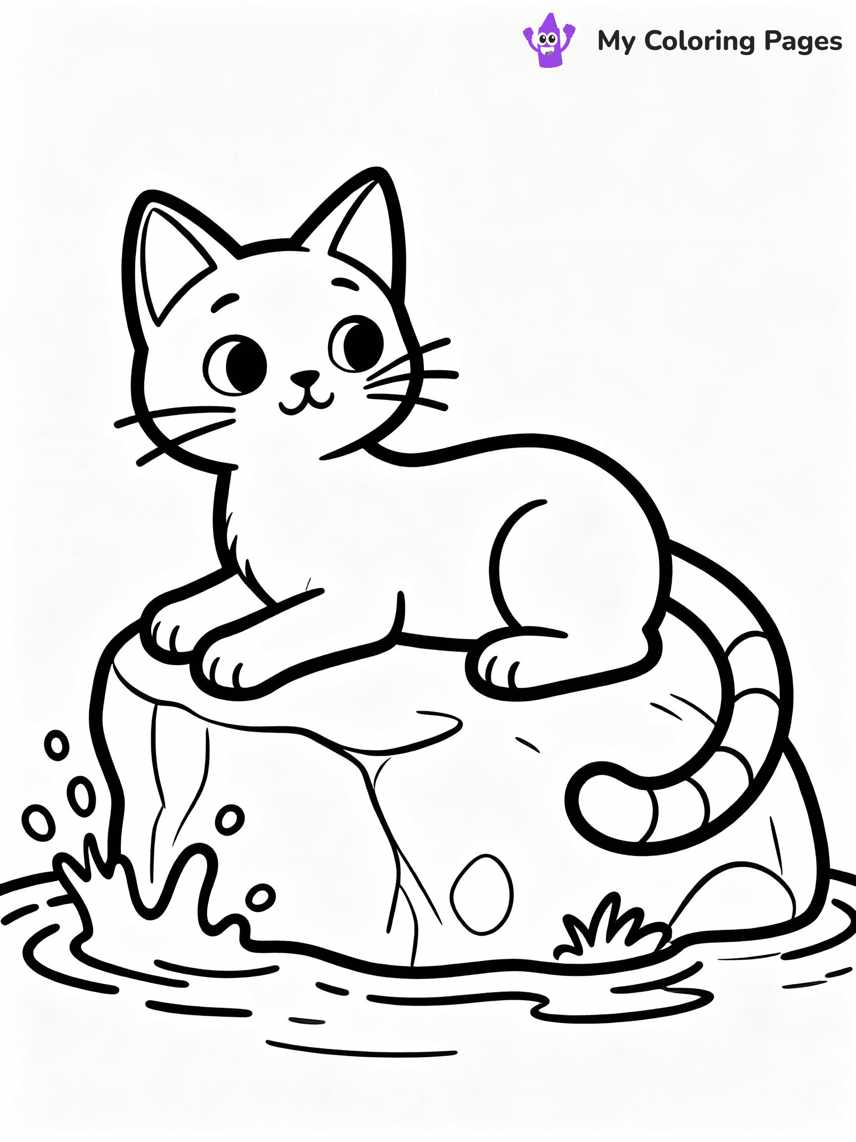 ⚠️ CRITICAL REQUIREMENT - ABSOLUTE BLACK AND WHITE ONLY ⚠️
This MUST be a BLACK AND WHITE line drawing ONLY. NO COLORS whatsoever.
- ONLY pure black lines (#000000) on pure white background (#FFFFFF)
- ABSOLUTELY NO colors, NO shading, NO gradients, NO grayscale
- If there are ANY colors in the output, the image is REJECTED
- This is a COLORING PAGE - meant to be COLORED IN by children
- The output must be UNCOLORED line art ready for coloring
⚠️ SUBJECT TO DRAW: Mercat from Gabby’s Dollhouse lounging on a rock, tail splashed with water. Style of Gabby's Dollhouse
(REMEMBER: Output must be BLACK AND WHITE line art only, NOT colored!)
# COLORING PAGE: BLACK OUTLINES ONLY - WHITE BACKGROUND MANDATORY
Create a **coloring book page** using EXACTLY two values: black lines, white space.
## NON-NEGOTIABLE BINARY RULES
- **ONLY #000000 (black) and #FFFFFF (white)** - NO other values exist
- **EVERY PIXEL = BLACK OR WHITE** - no gray/shading/antialiasing
- **WHITE BACKGROUND MANDATORY** - entire canvas stays white
- **ALL SHAPES HOLLOW** - everything is empty outlines waiting to be colored
- **FORBIDDEN:** fills, shading, gradients, patterns, textures, colors
- **NO SOLID REGIONS** - if it's not a thin line, it's wrong
## Universal Line Standards
- Black outlines ONLY - thin, uniform weight
- Every shape completely empty inside
- Closed contours suitable for coloring
- Simple flat illustration - zero depth/3D/realism
- **Style:** Whimsical Doodle Art Alley - rounded, friendly outlines (unless specified)
## Everything = Outline Only
- Characters/animals: hollow shapes
- Objects/clothing: empty contours
- Backgrounds/scenery: line work only
- Natural elements: outlined forms
- Dark/night areas: don't exist (use outlined symbols)
- Textures/patterns: convert to simple lines
## The Test
Can a child color EVERY white space with crayons? If any area is pre-filled/shaded/gray, it FAILS. Every shape must be waiting to receive color.
**FINAL OUTPUT**: Binary coloring page. Black lines define shapes. White spaces ready for coloring. Nothing else exists. No exceptions. Print-ready.
⚠️ FINAL REMINDER: Draw the subject "Mercat from Gabby’s Dollhouse lounging on a rock, tail splashed with water. Style of Gabby's Dollhouse" as BLACK AND WHITE line art. Zero colors in output.