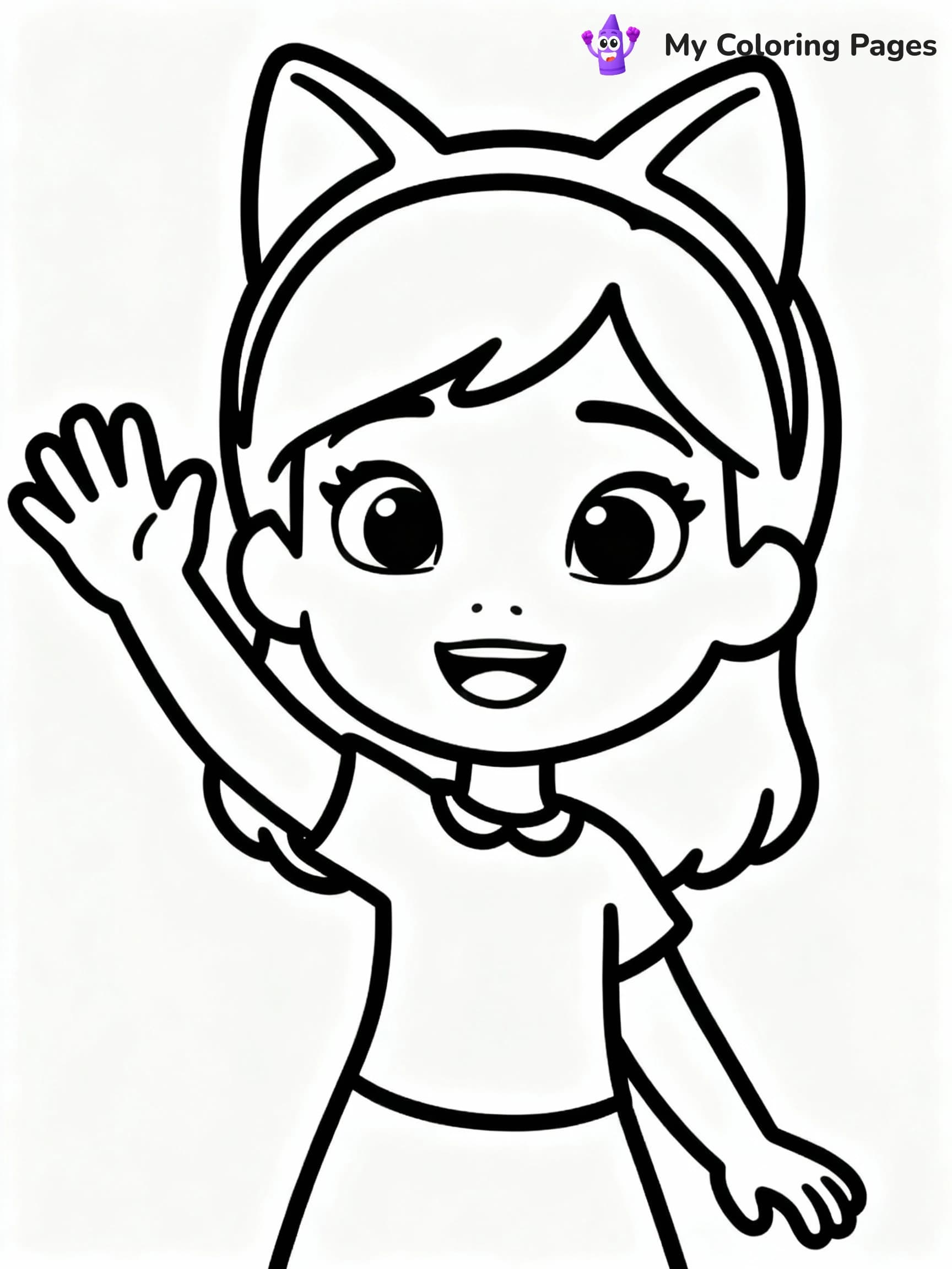 Gabby Dollhouse Coloring Pages - 23